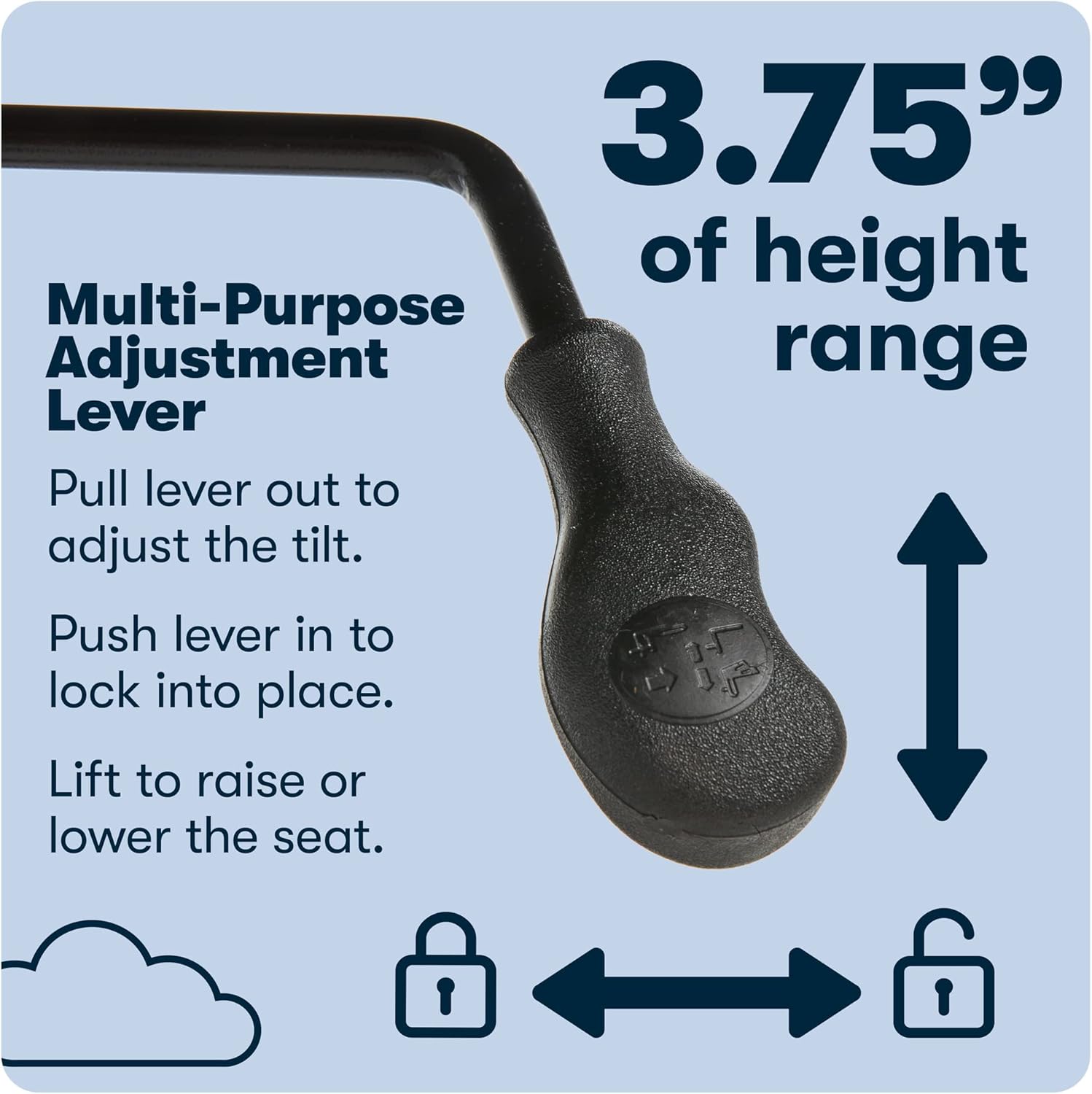 Fairbanks Big and Tall High Back Executive Office Ergonomic Gaming Computer Chair with Layered Body Pillows, Contoured Lumbar Zone, Black