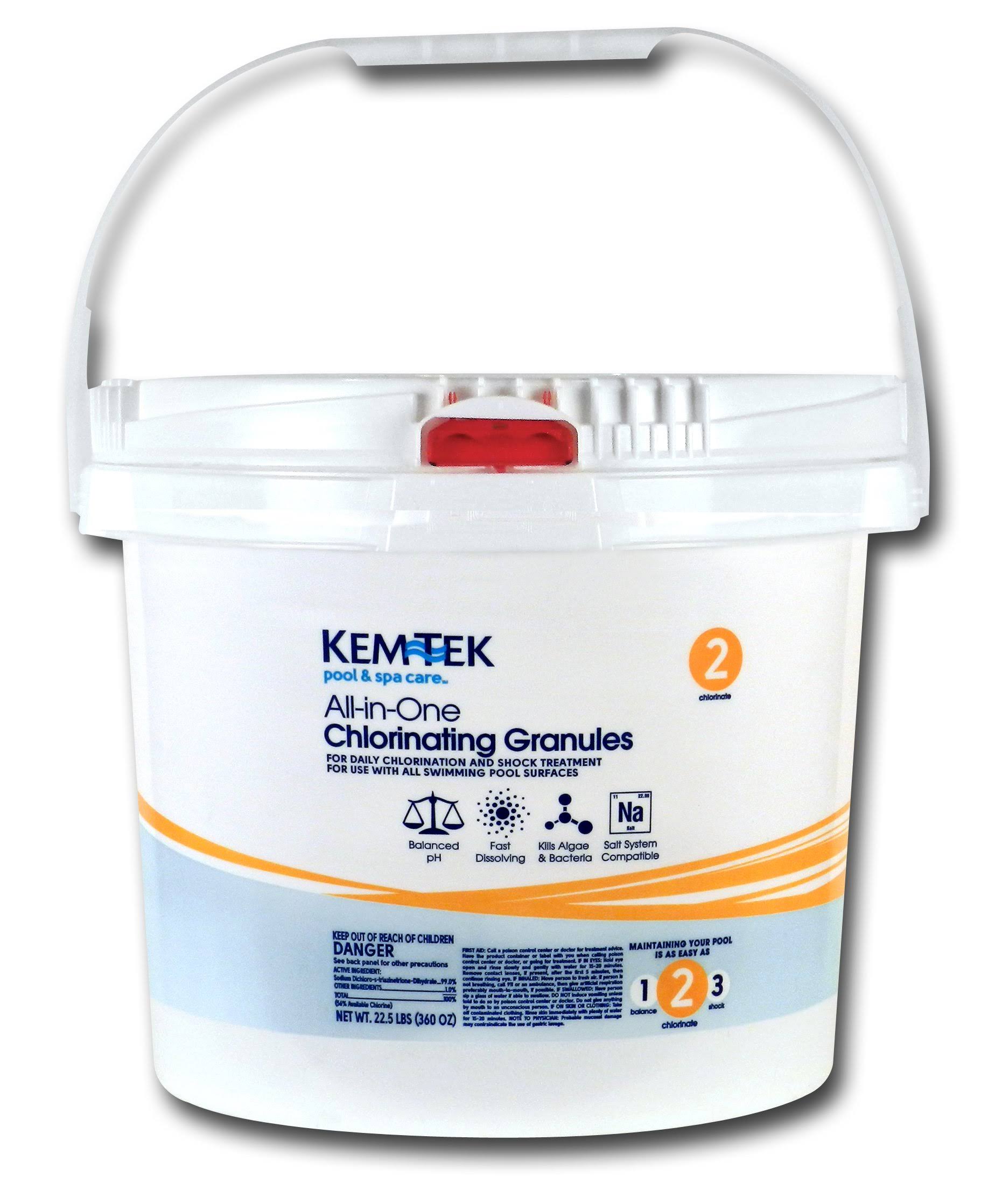 g Kem-Tek All in One Chlorinating Granules �C 22.5 lb