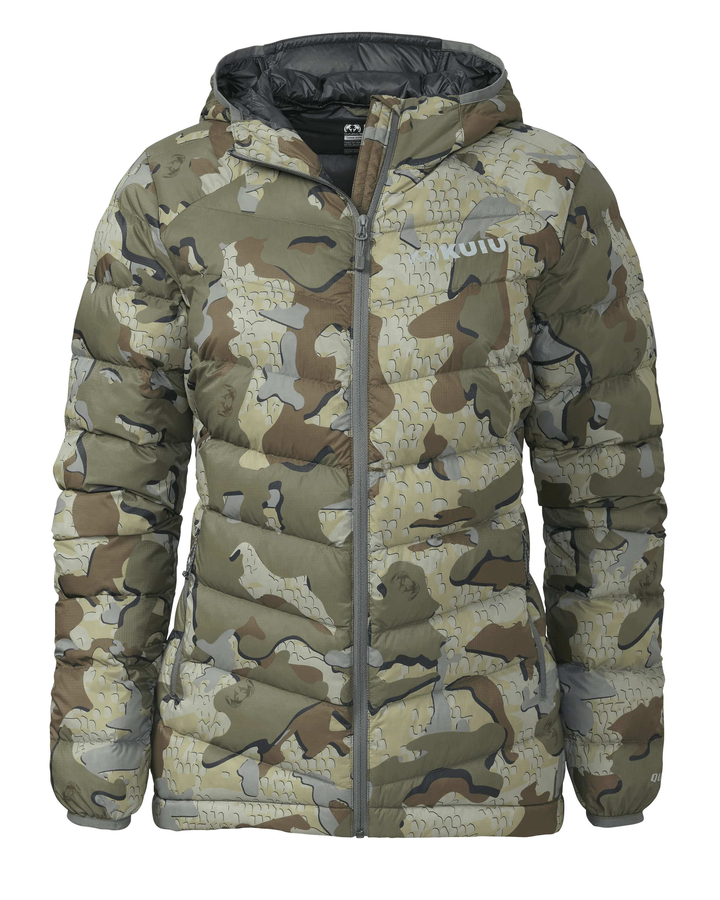 Women's Super Down LT Hooded Jacket | Valo