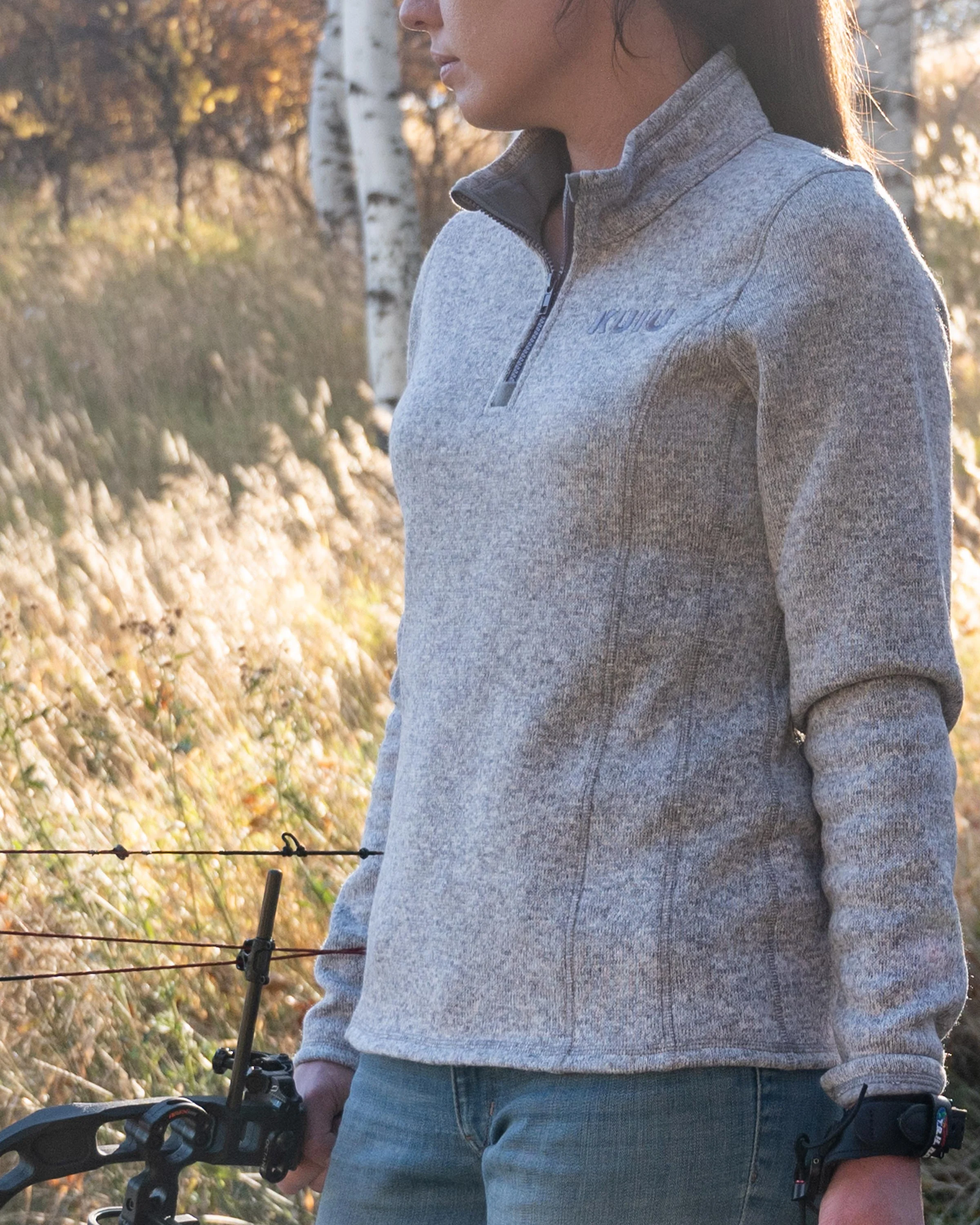 Outlet Women's Base Camp Pullover Sweater | Charcoal