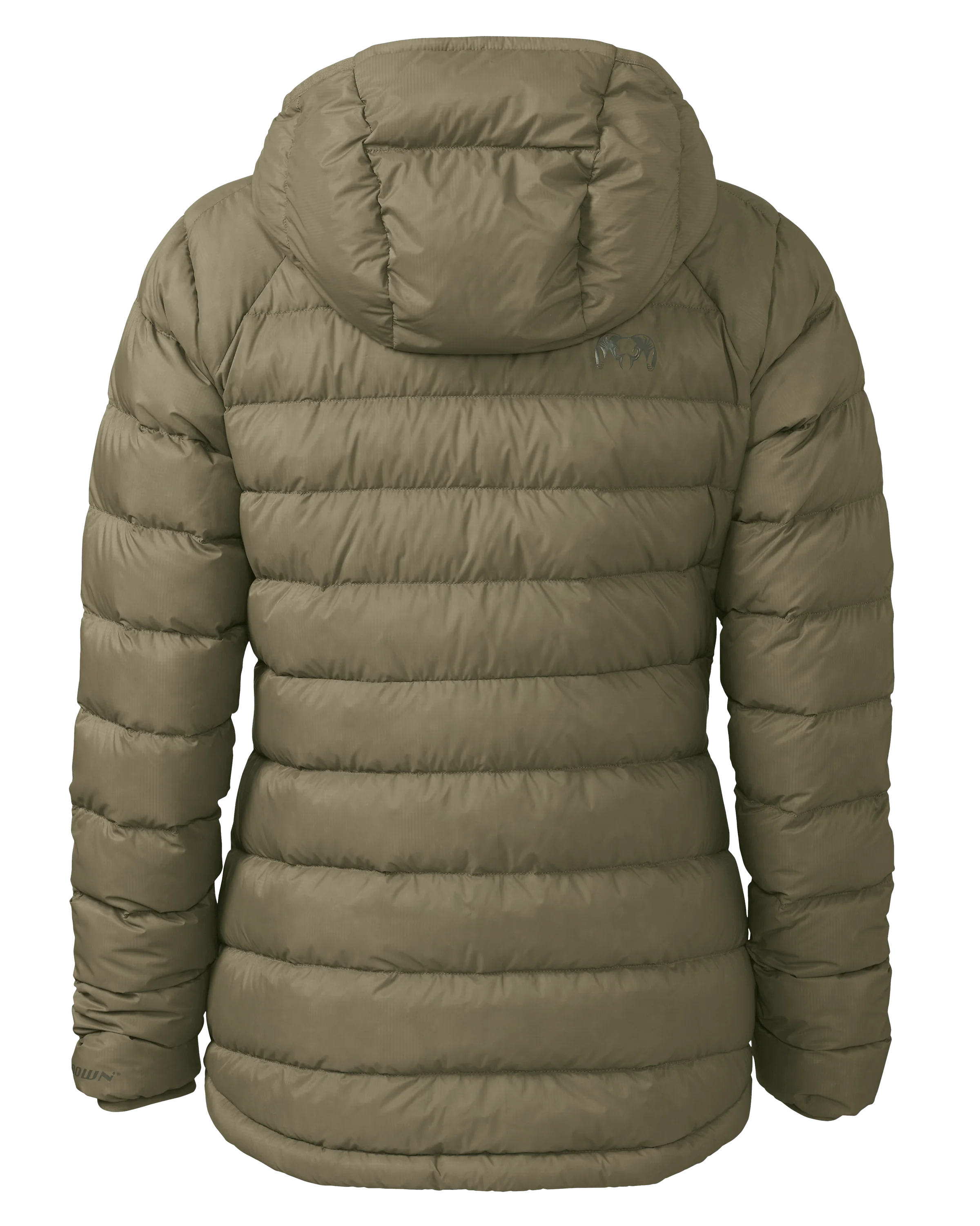 Women's Super Down LT Hooded Jacket | Khaki