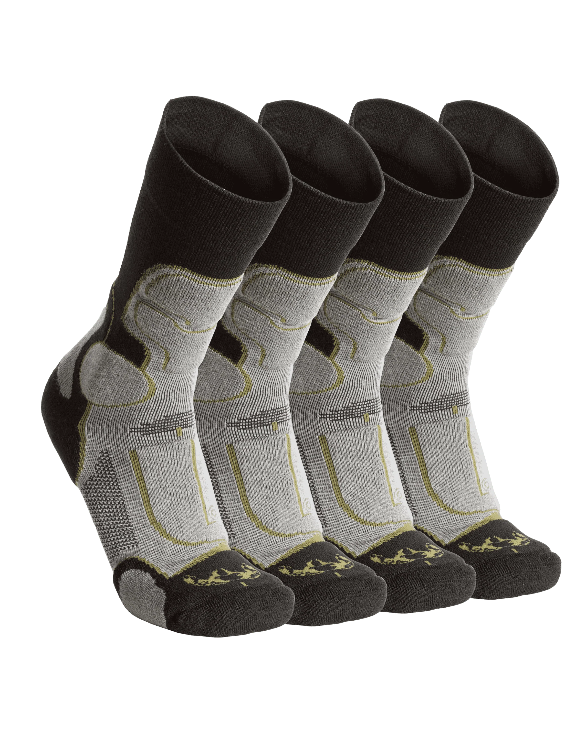 ULTRA Merino Crew Sock 4-Pair Pack | Grey Green
