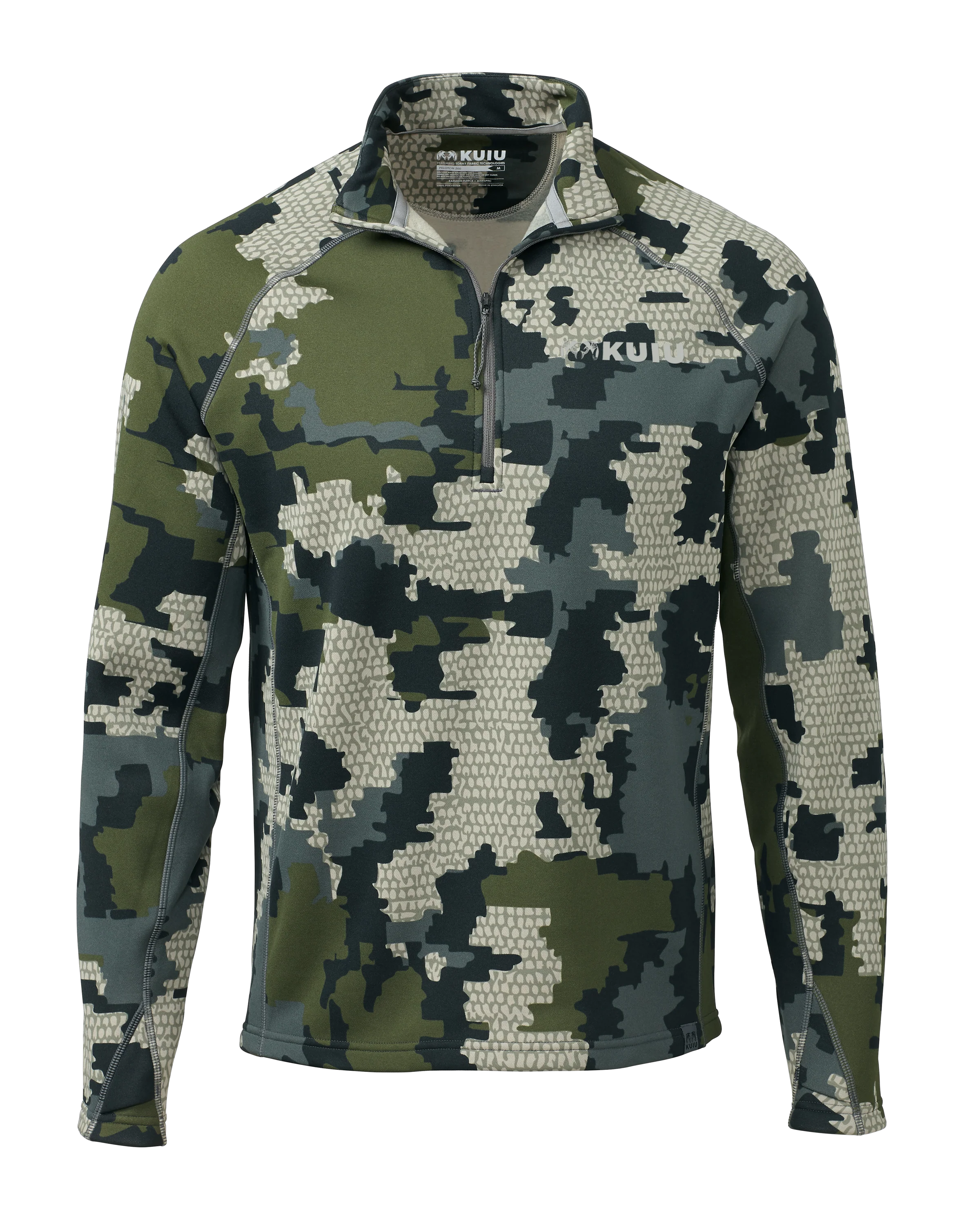 Peloton 200 Zip-T | Verde