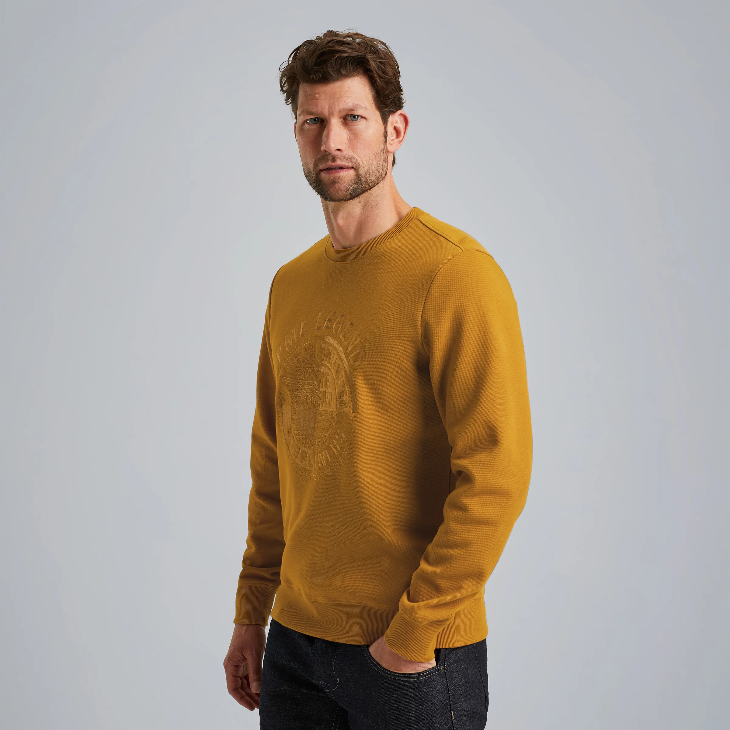 Sweatshirt with artwork Brown