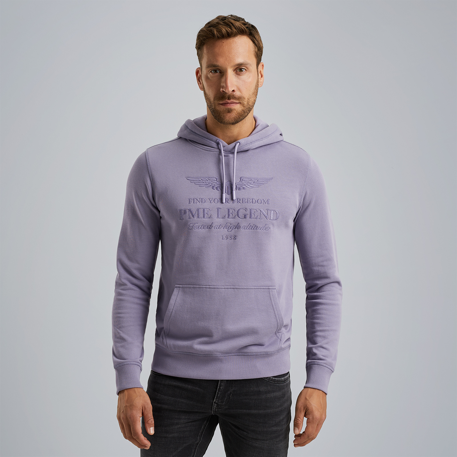 Hoodie with artwork Purple