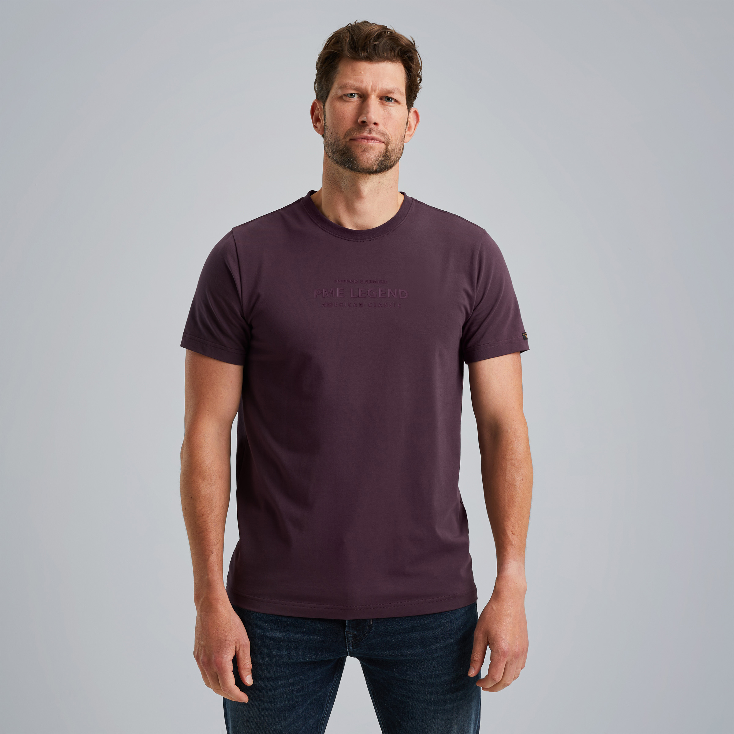 T-shirt with artwork Purple