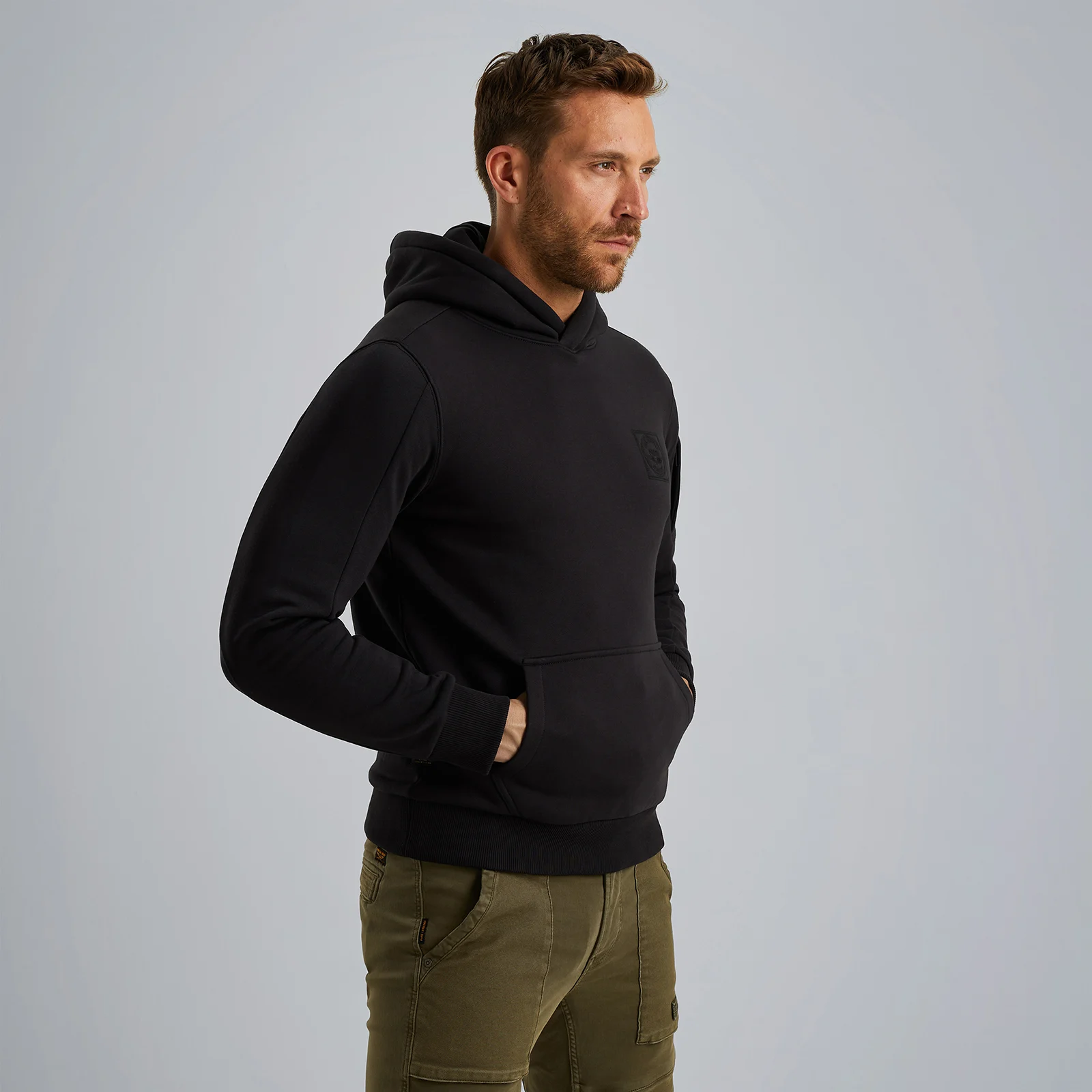 Hoodie with artwork Grey