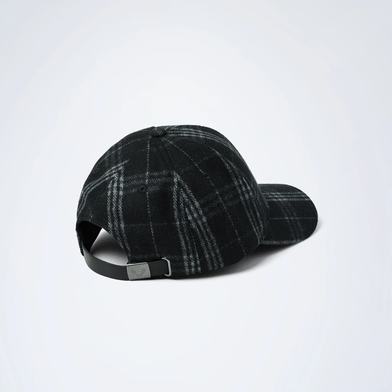 Wool blend cap Black