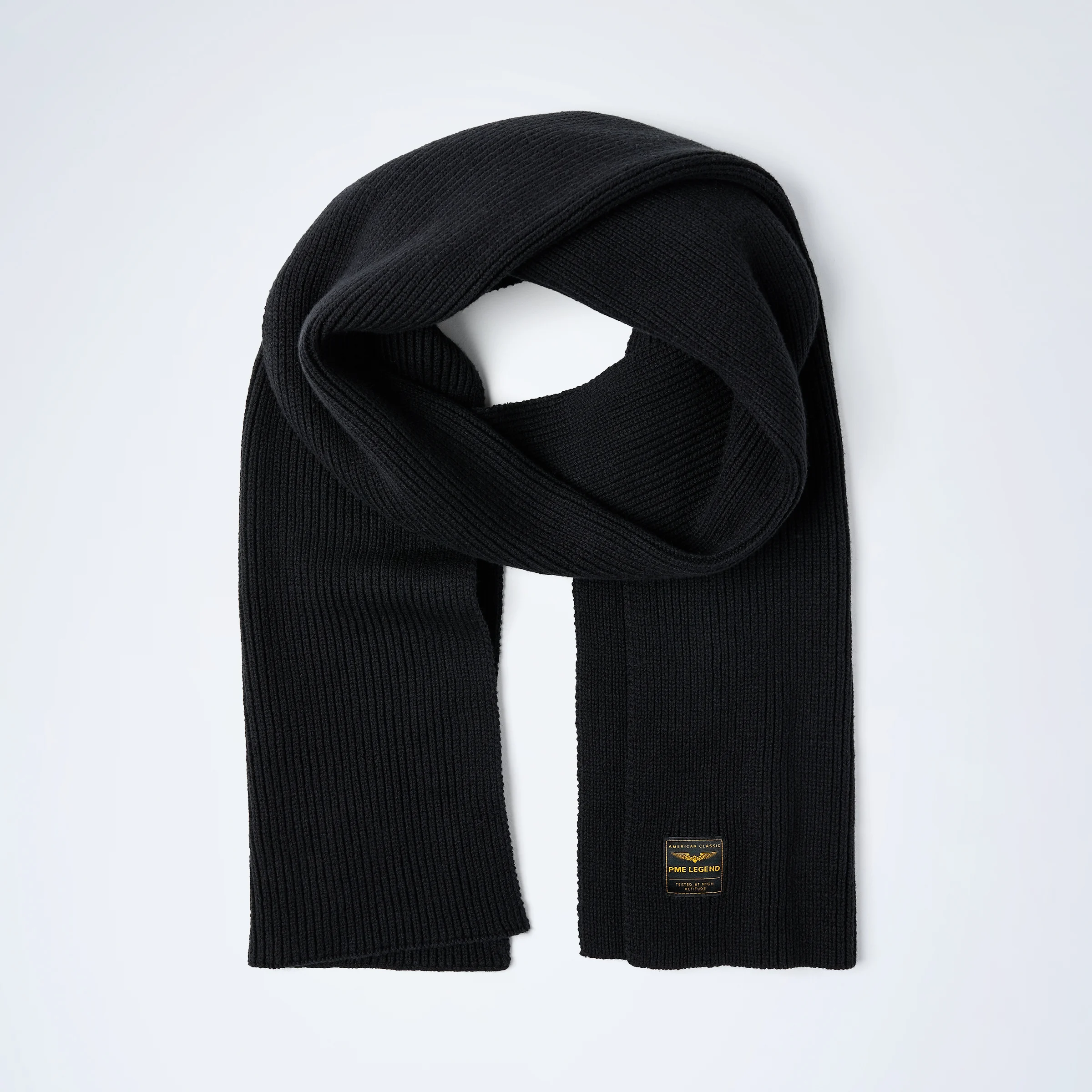 Scarf with logo Grey