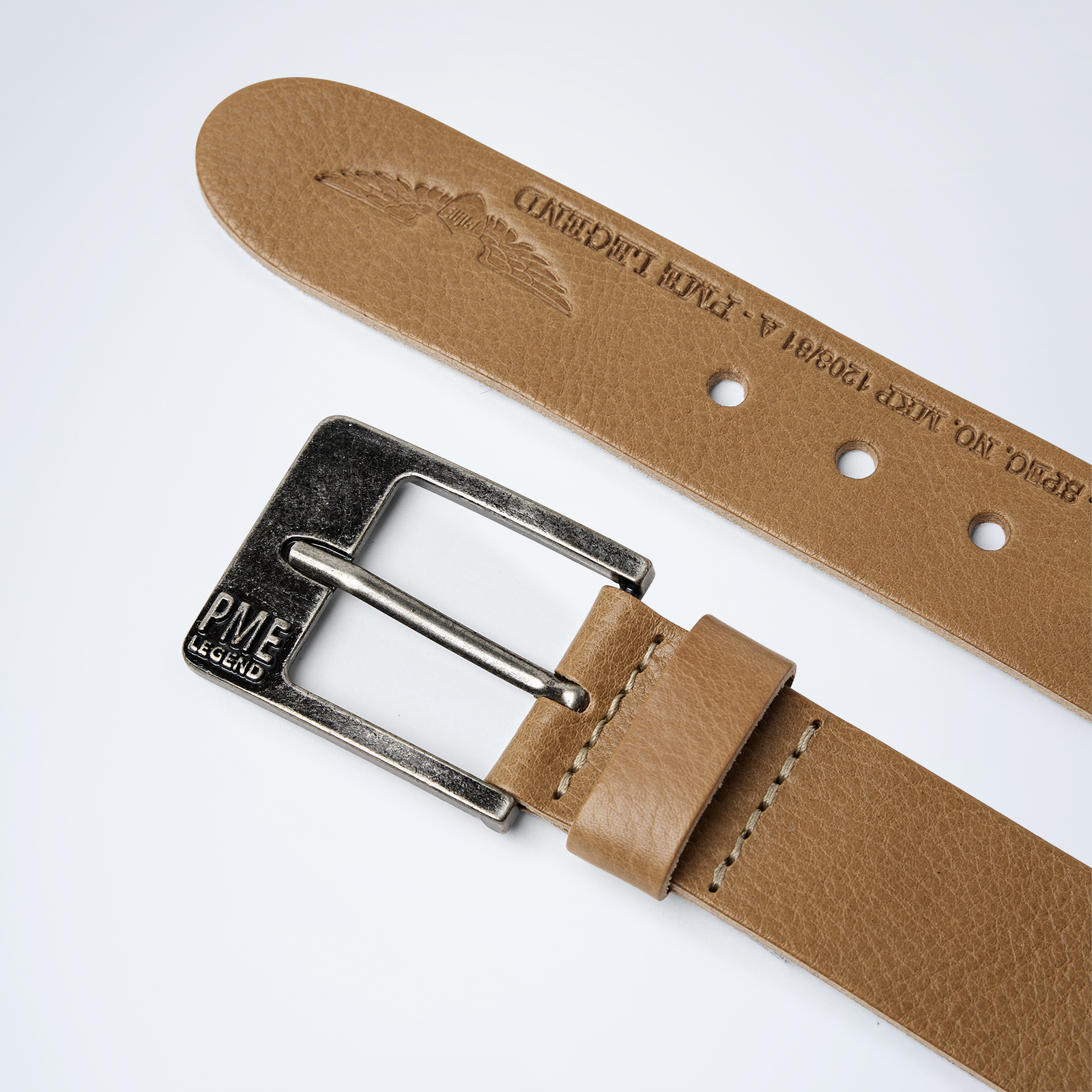 Leather belt Brown