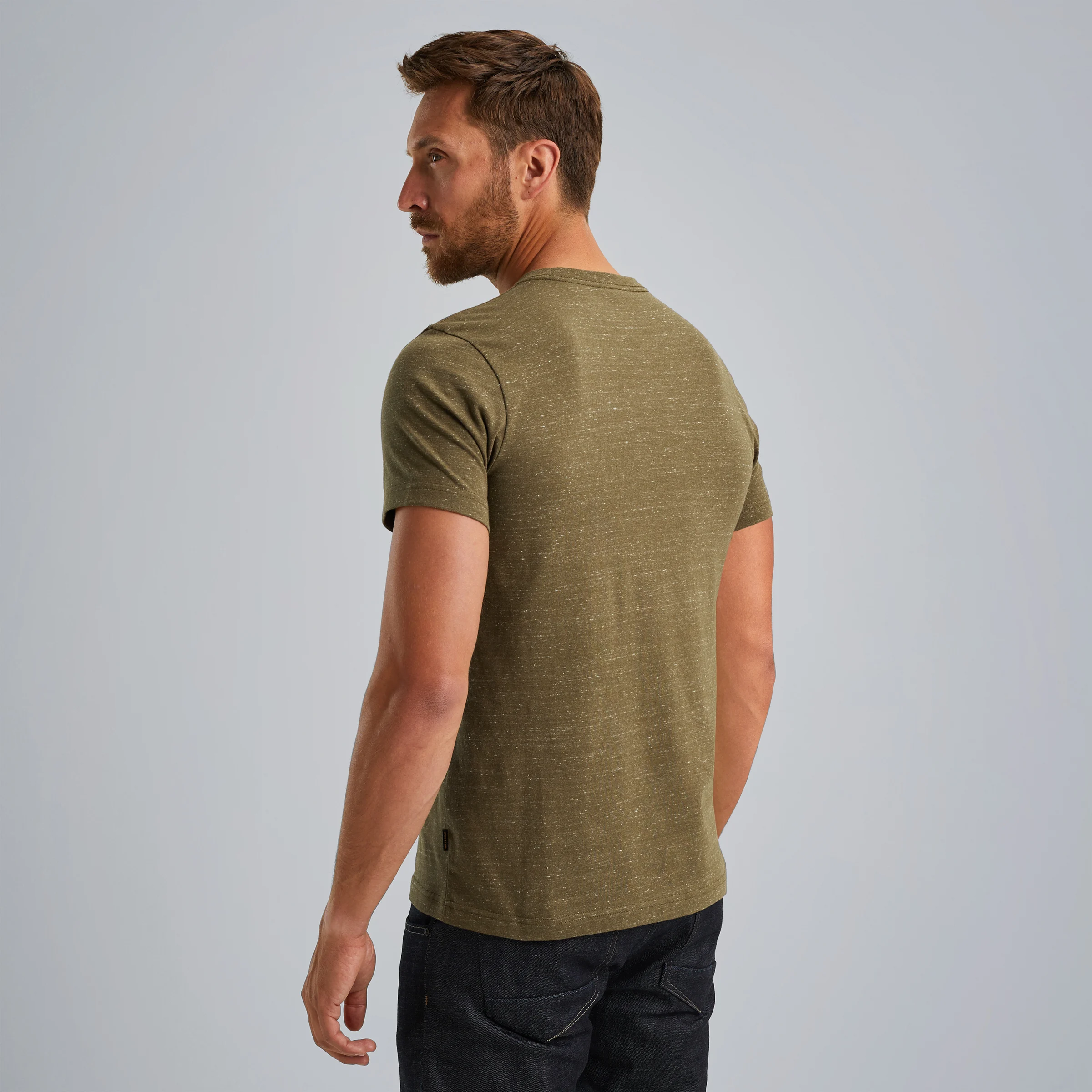 T-shirt with small artwork Green