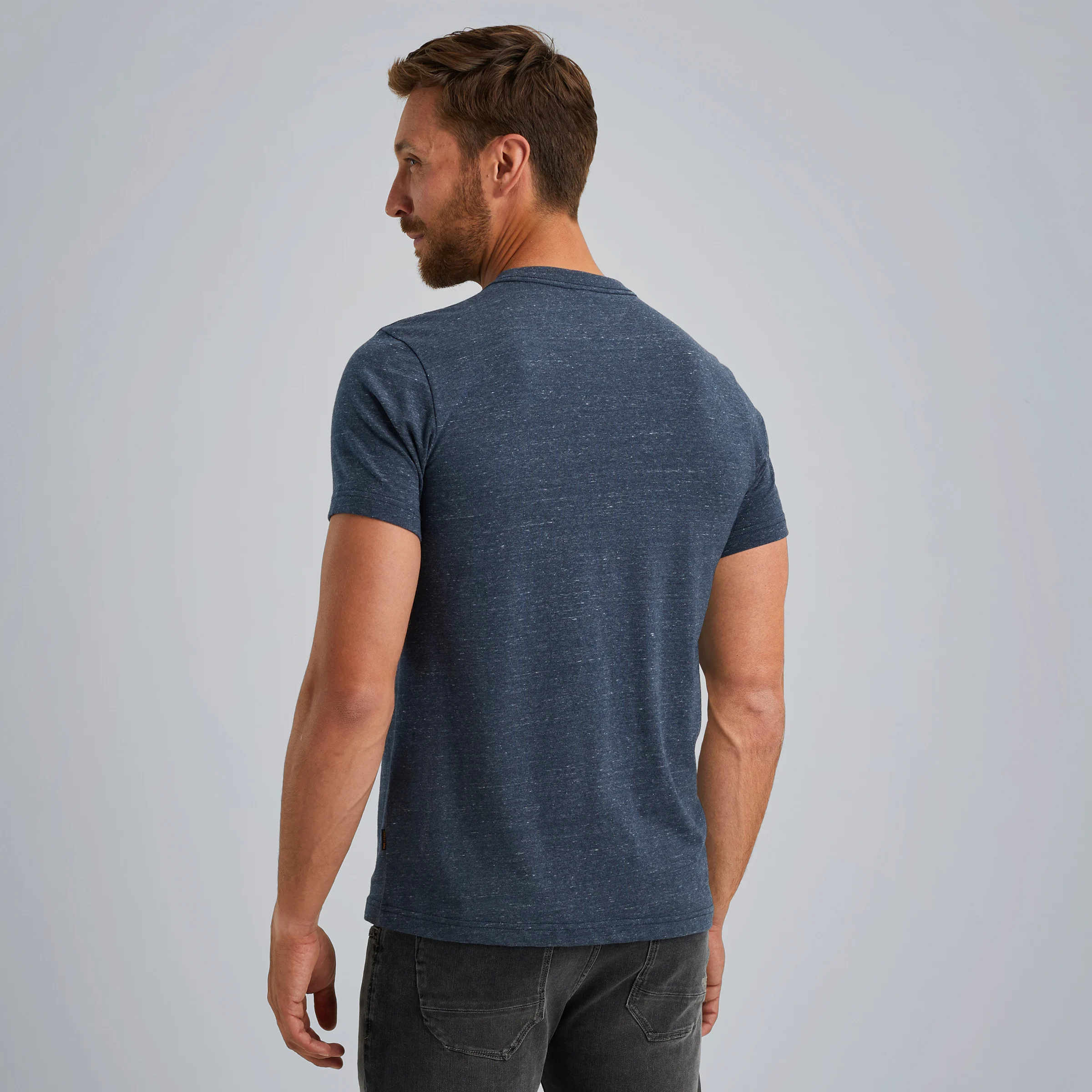 T-shirt with small artwork Blue