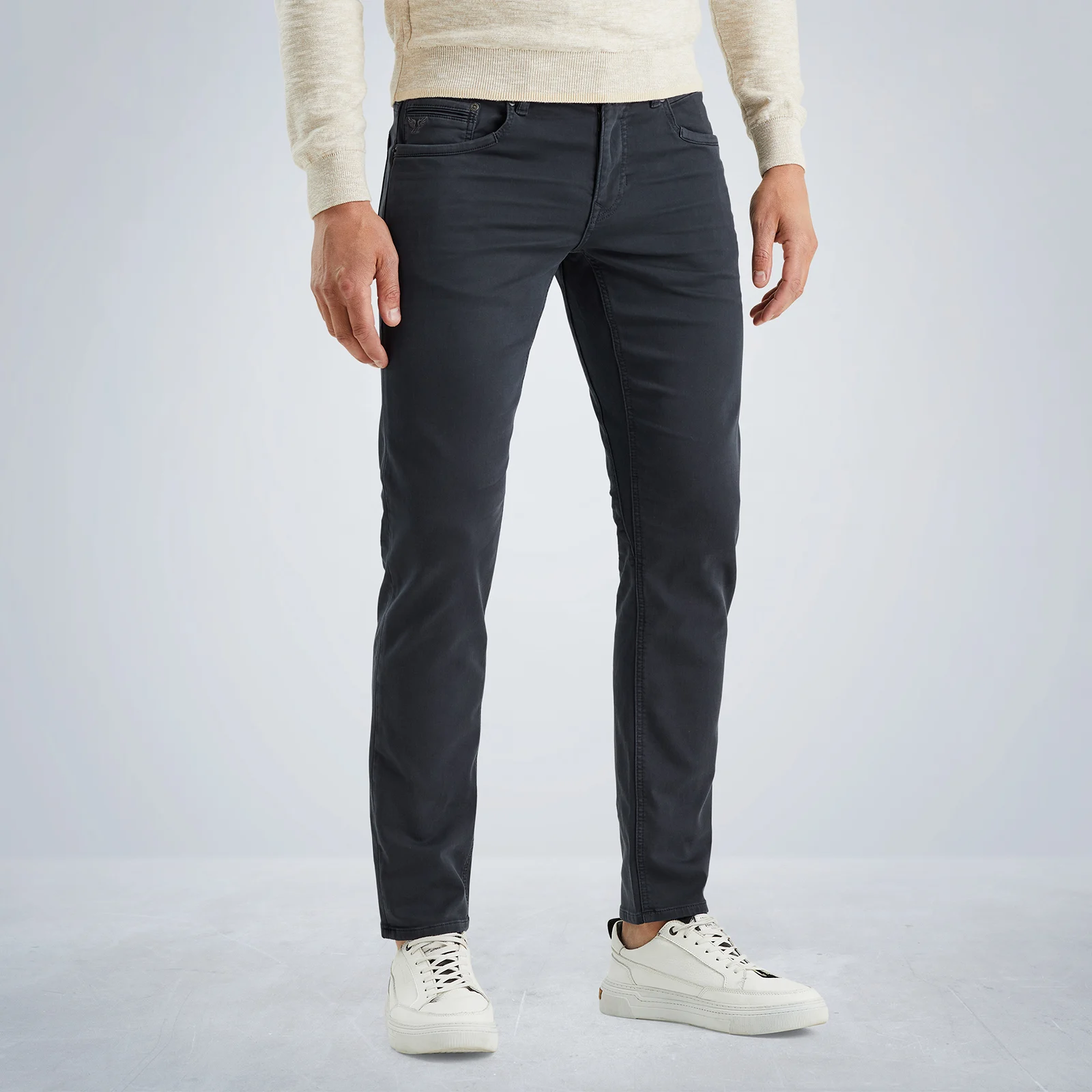 Tailwheel slim fit pants in colored denim Blue
