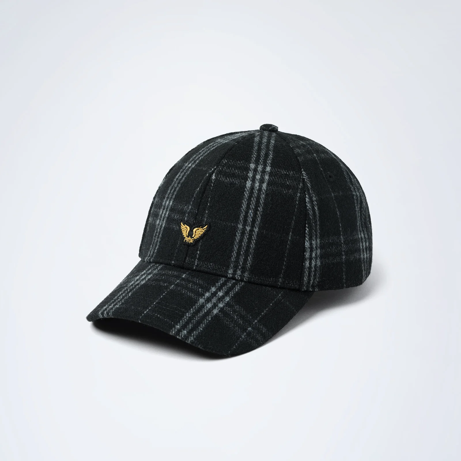 Wool blend cap Black