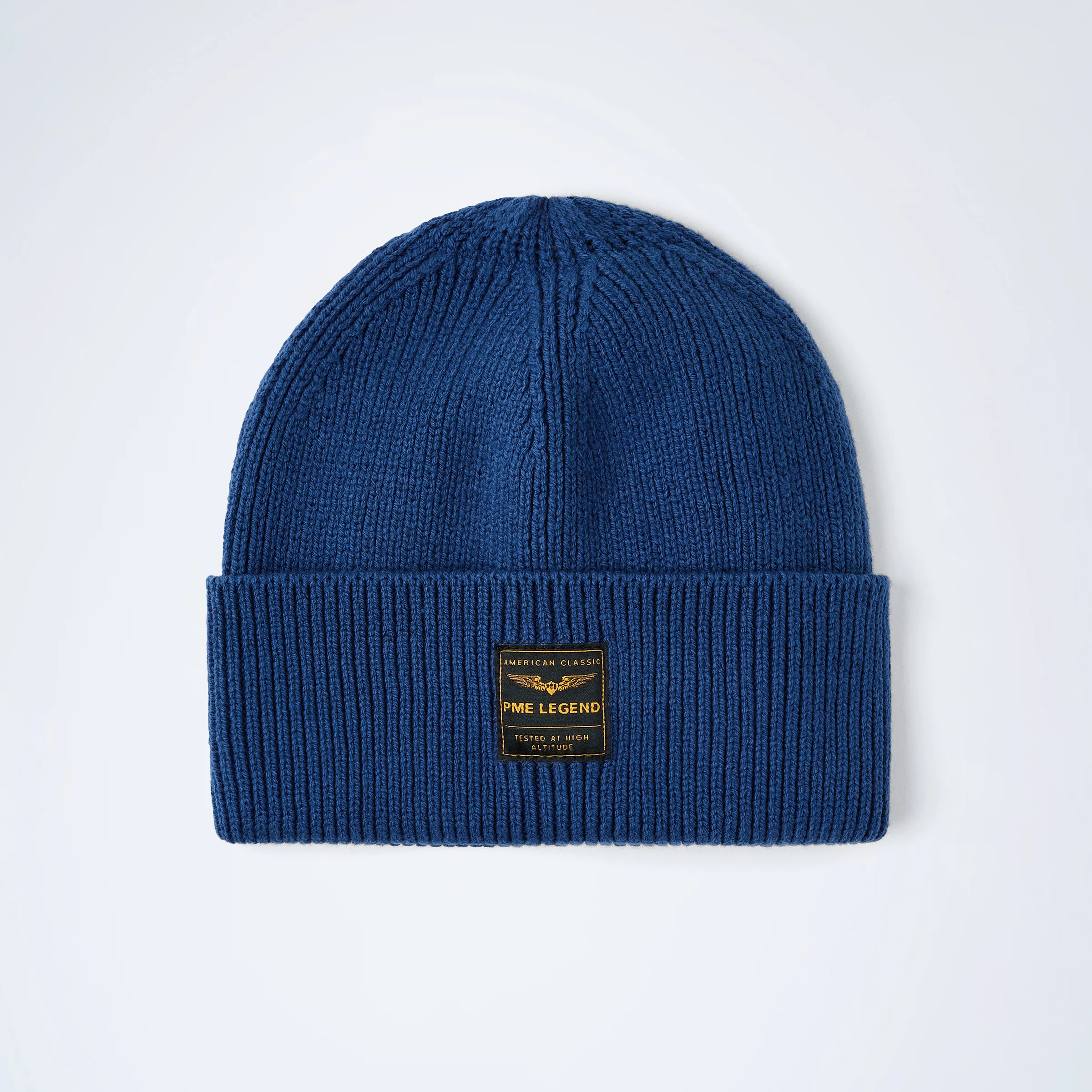 Beanie with logo Blue