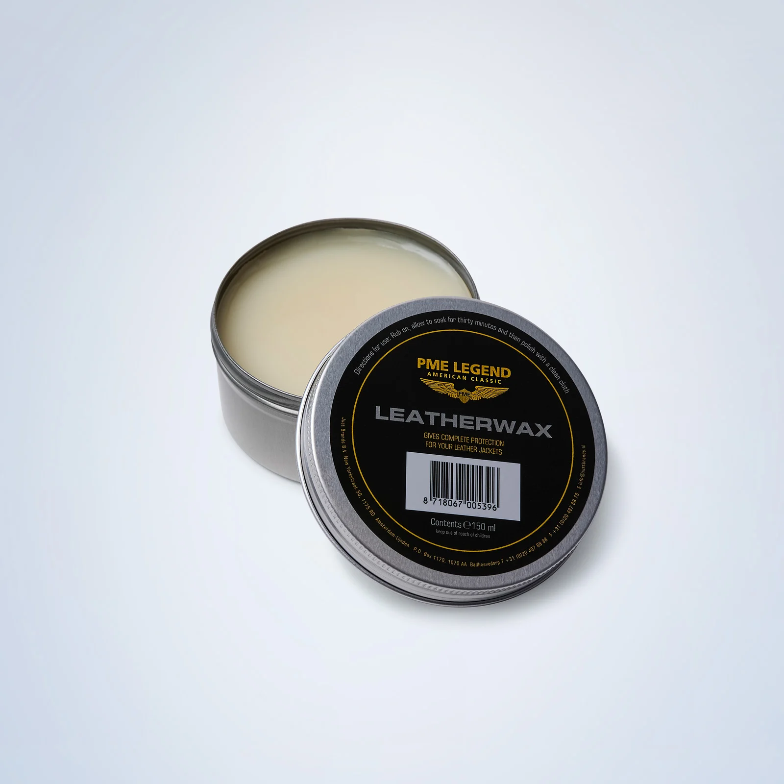 Leather wax for sheepskins Colorless