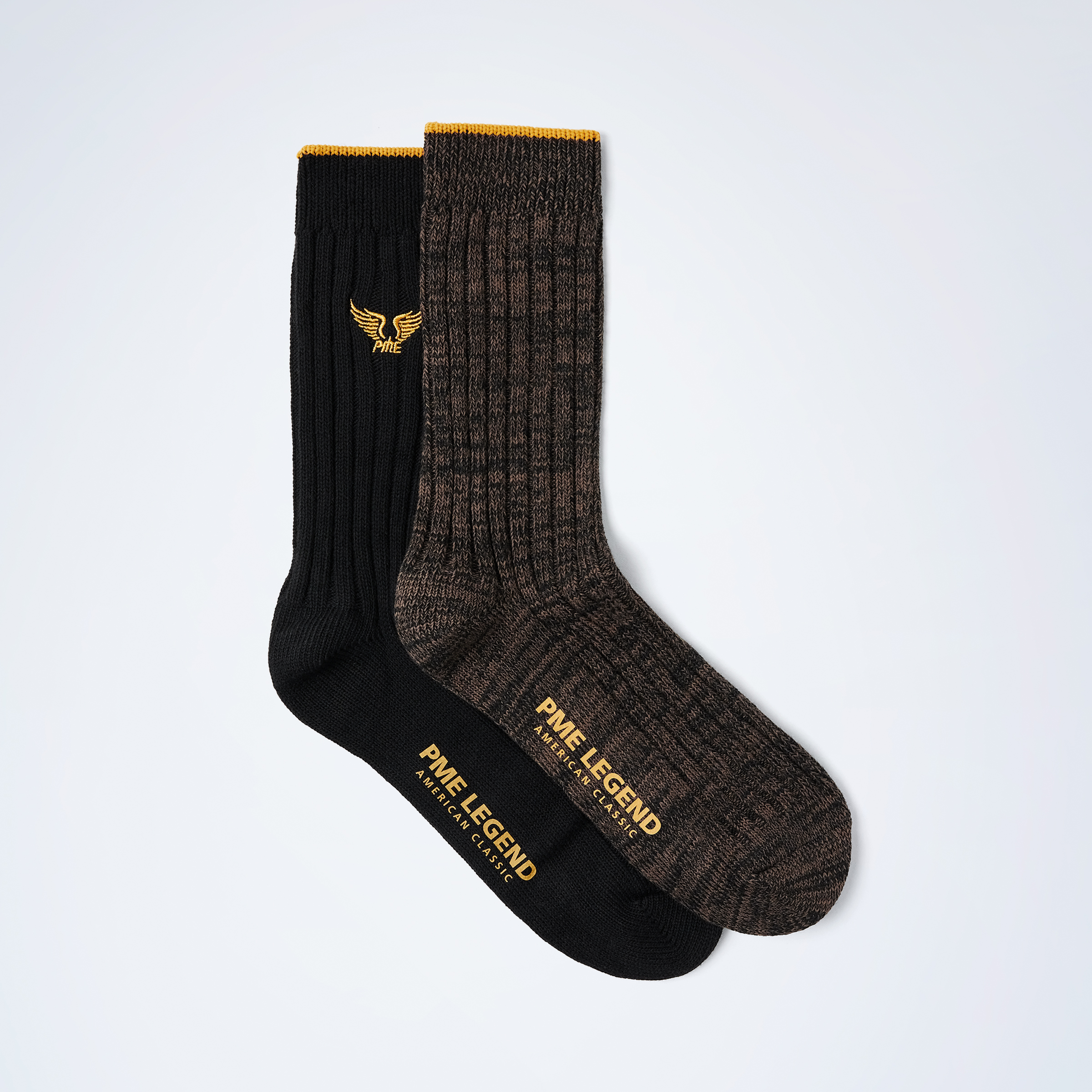 2-pack socks Brown