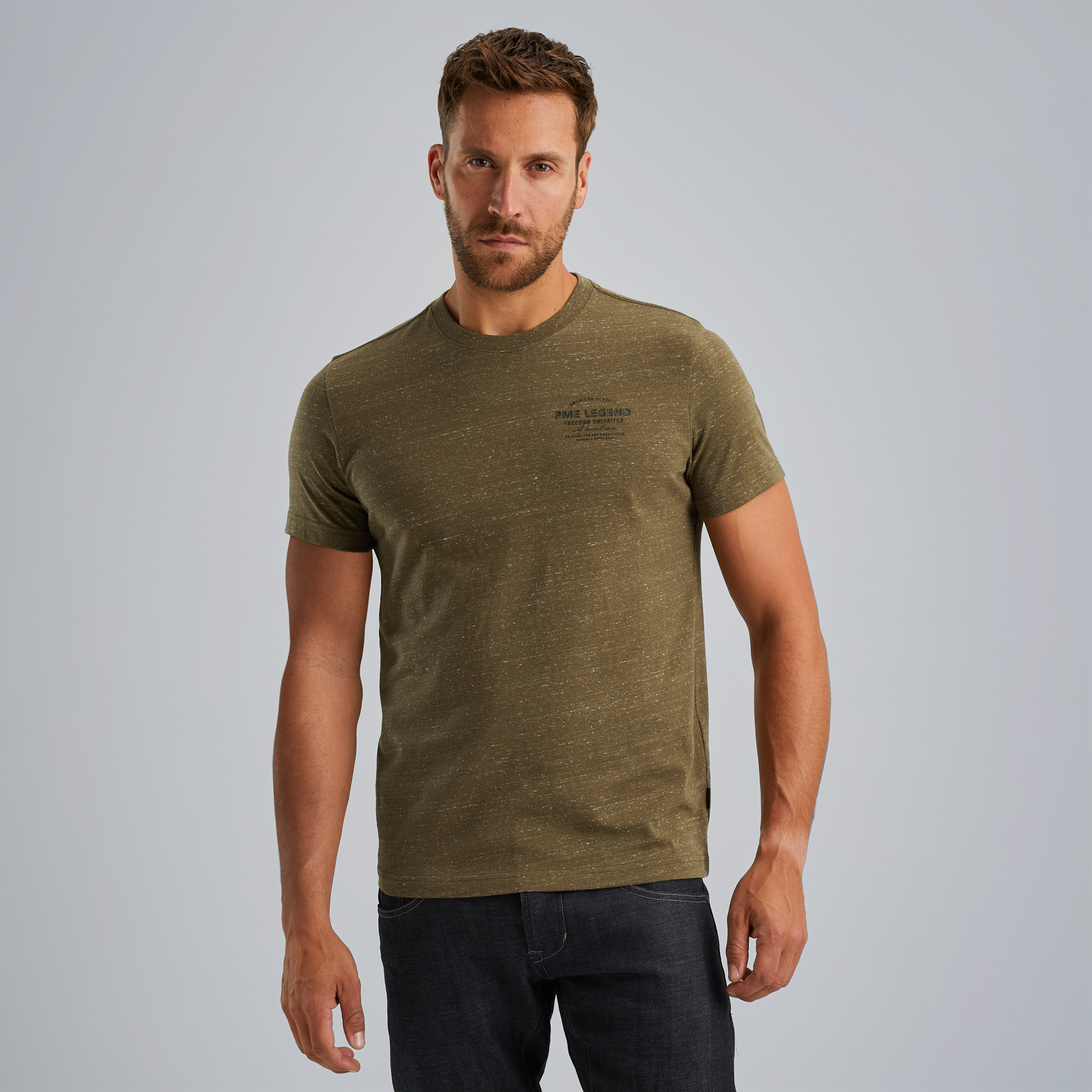 T-shirt with small artwork Green