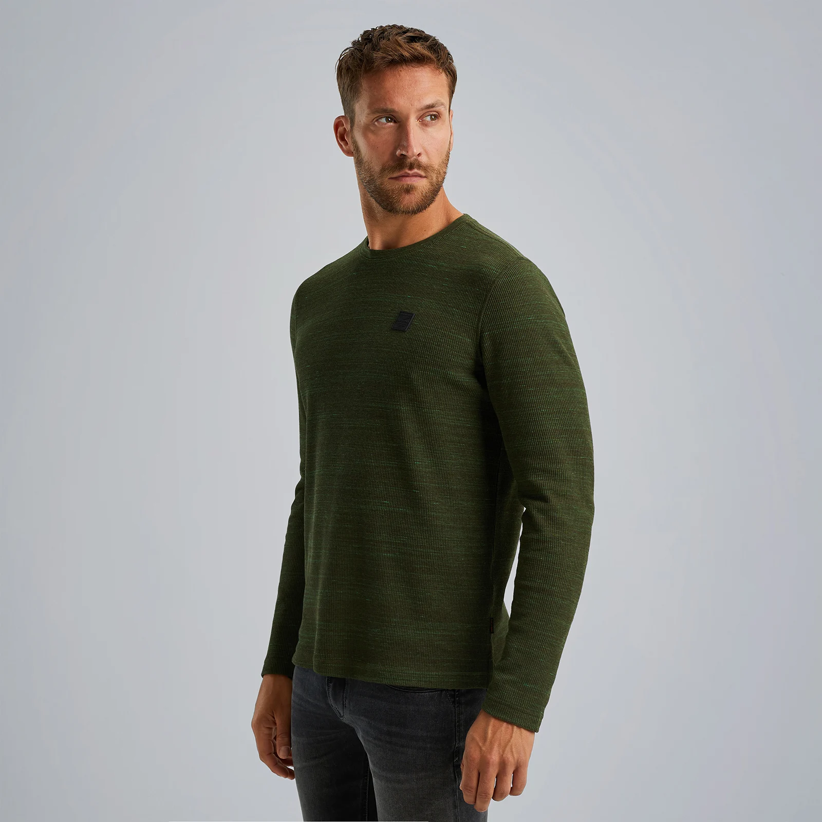 T-shirt with long sleeves Green