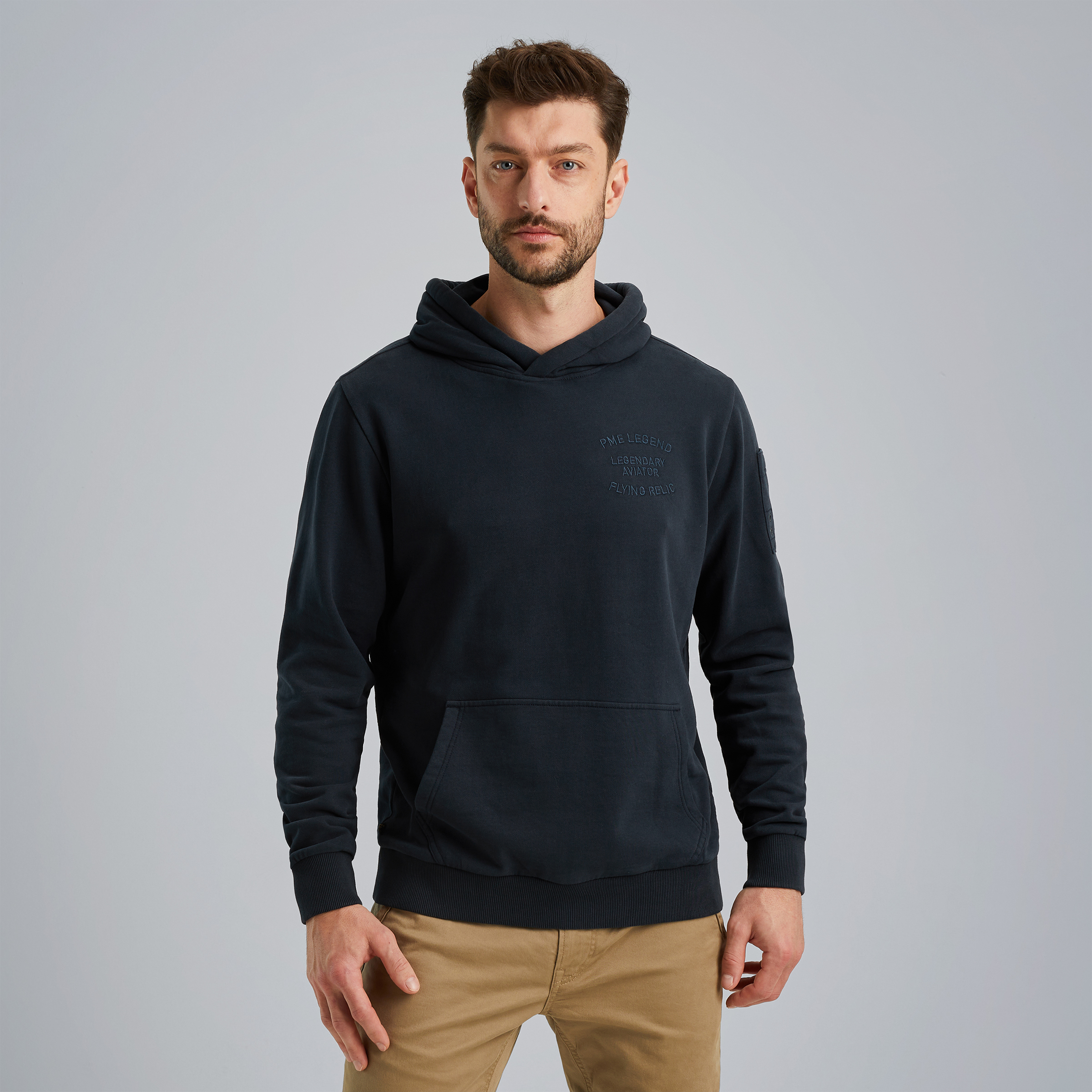 Hoodie with artwork Blue