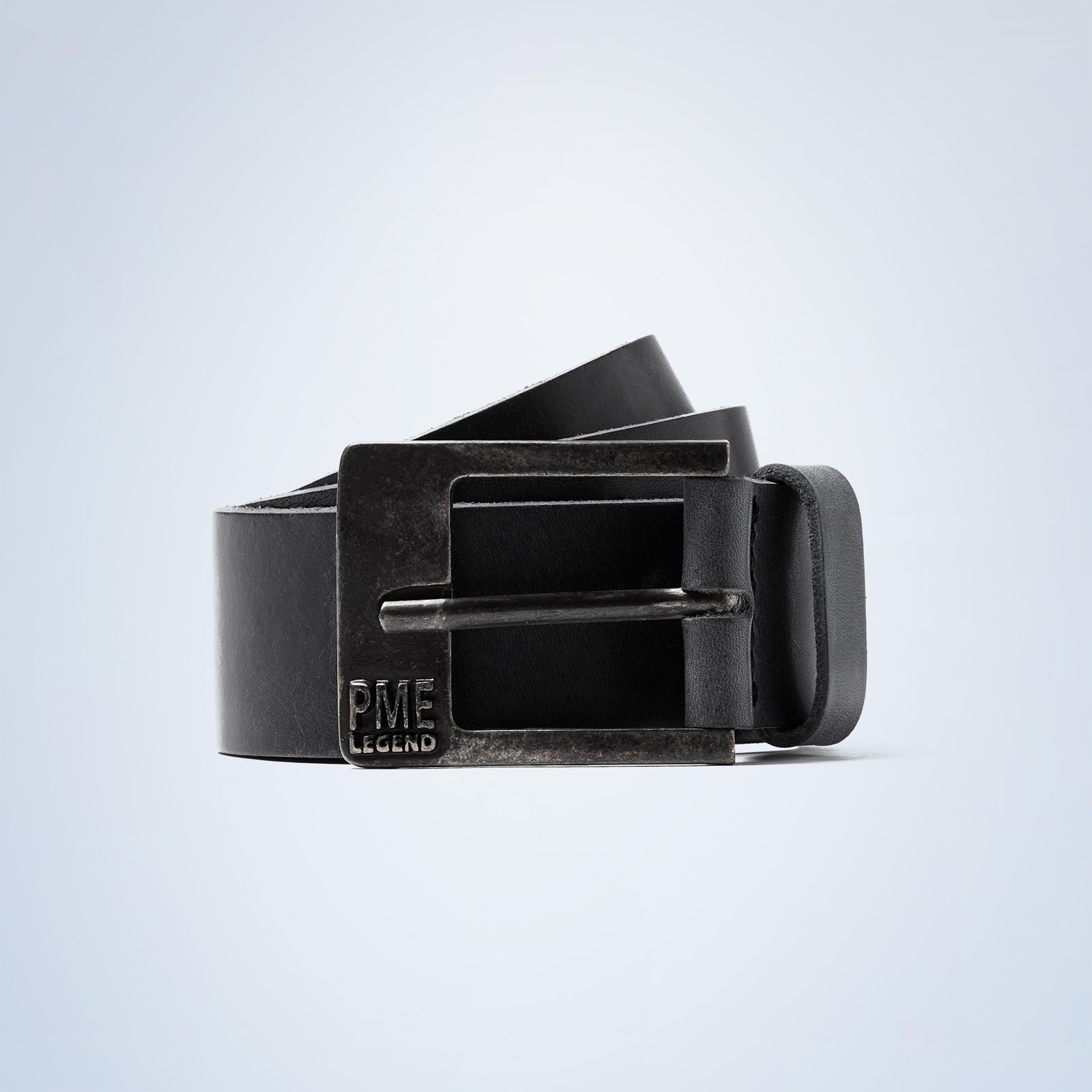 Leather belt Black