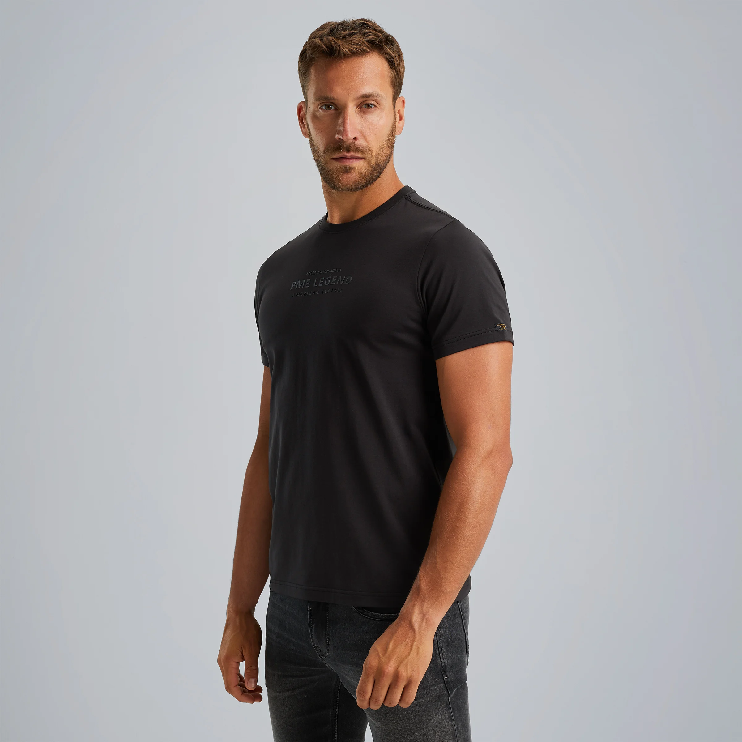 T-shirt with artwork Grey