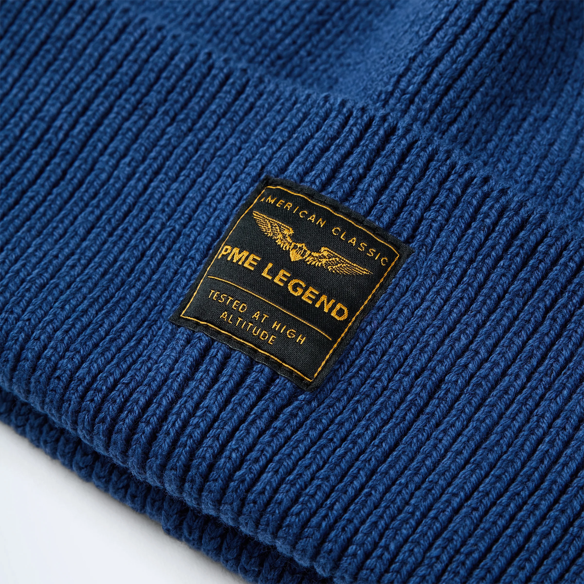 Beanie with logo Blue