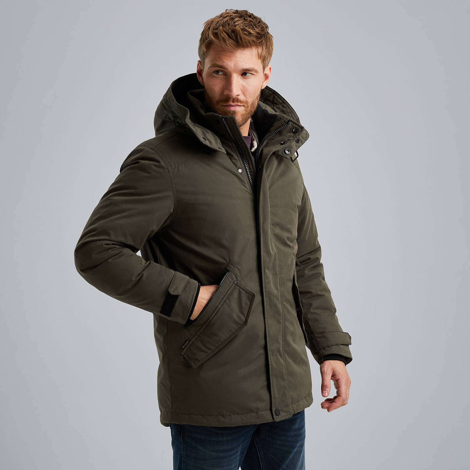 Tupular parka Green