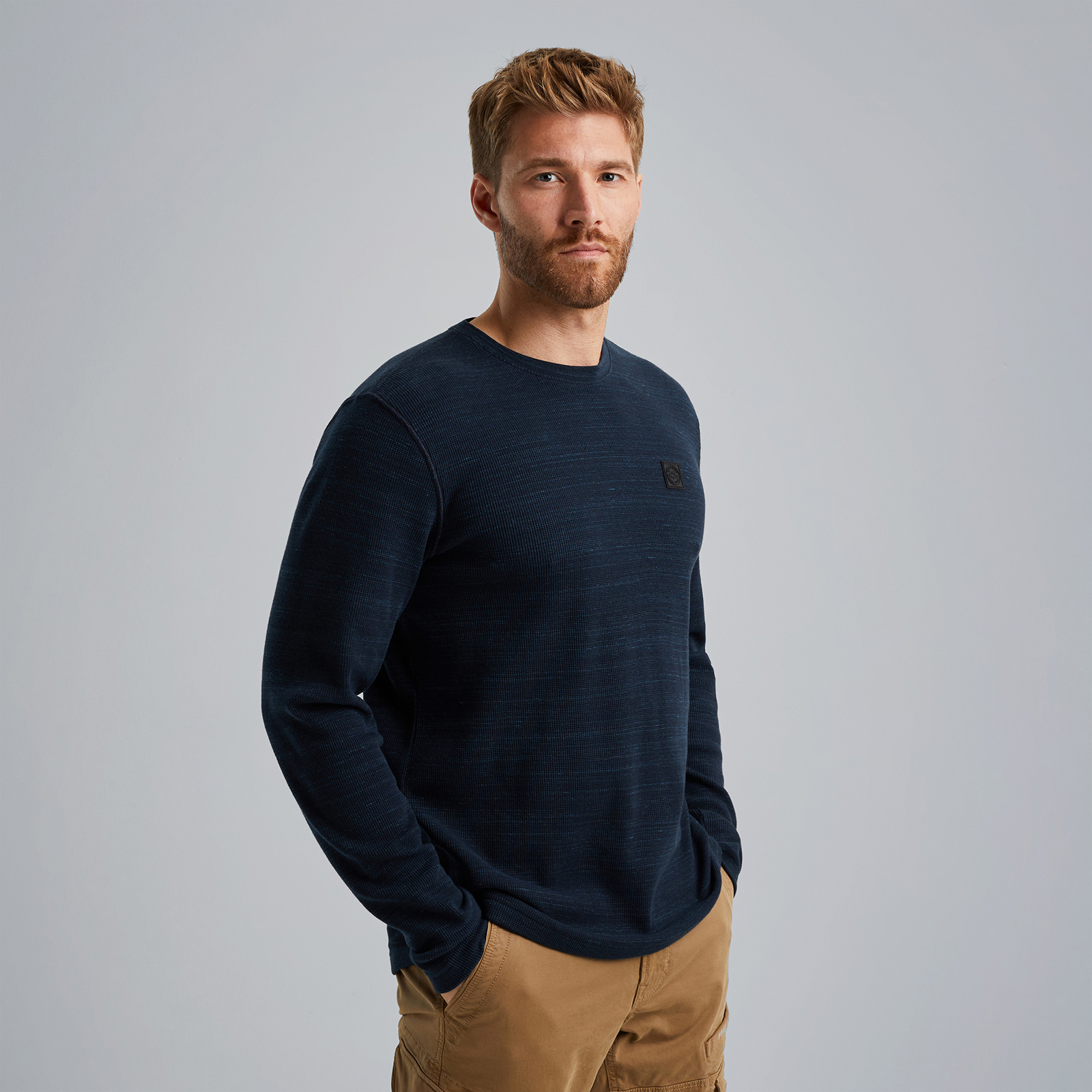 T-shirt with long sleeves Blue