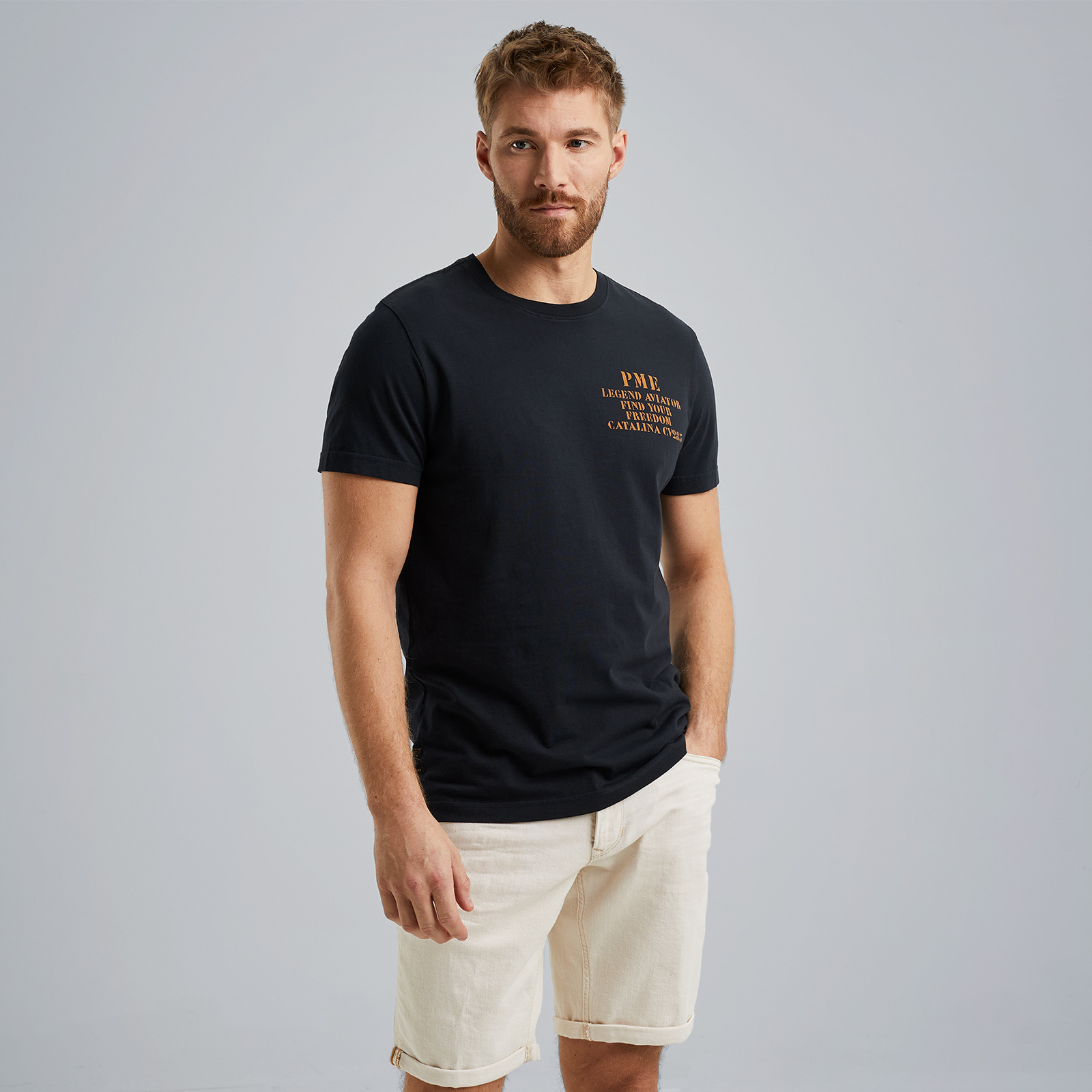 T-shirt with artwork Blue