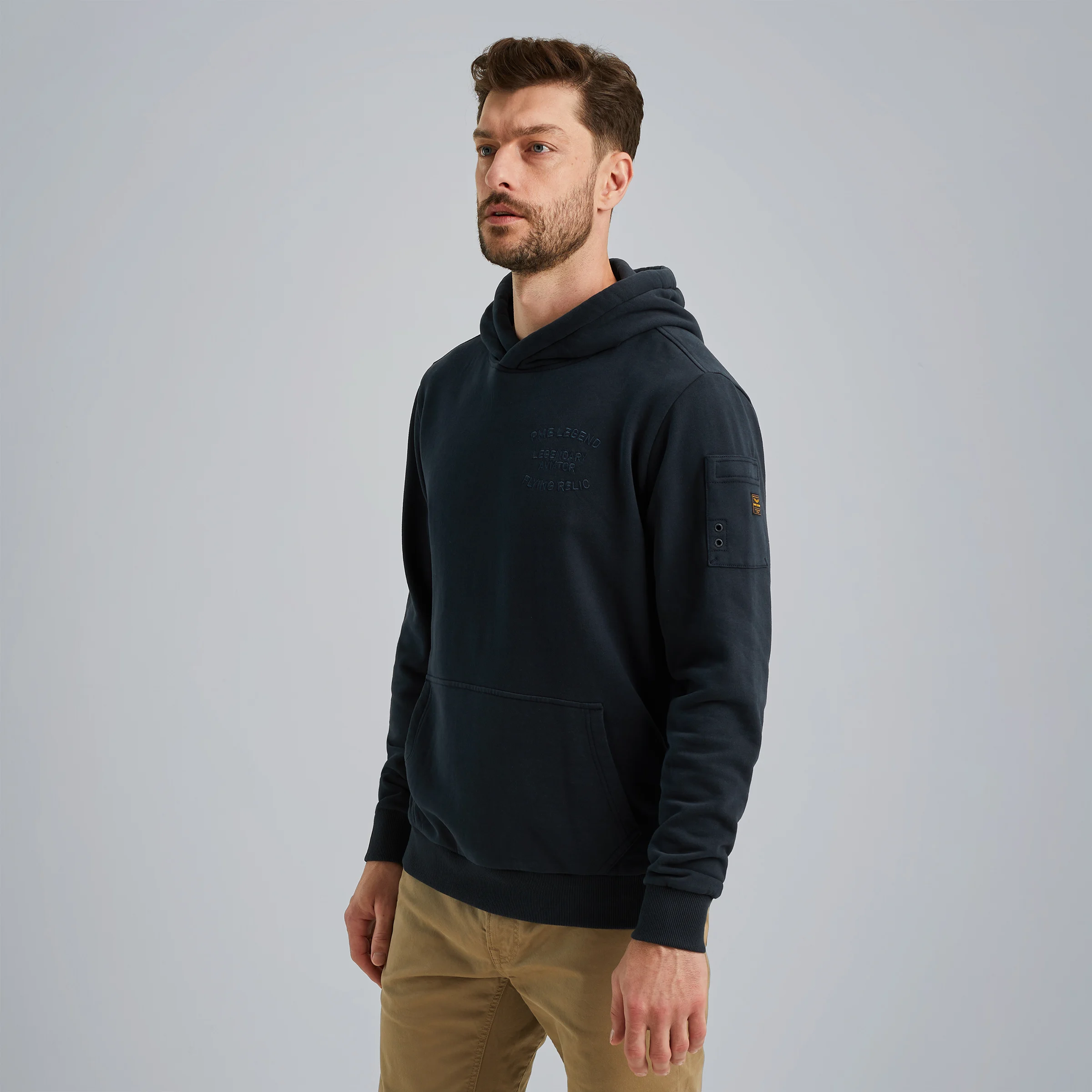 Hoodie with artwork Blue