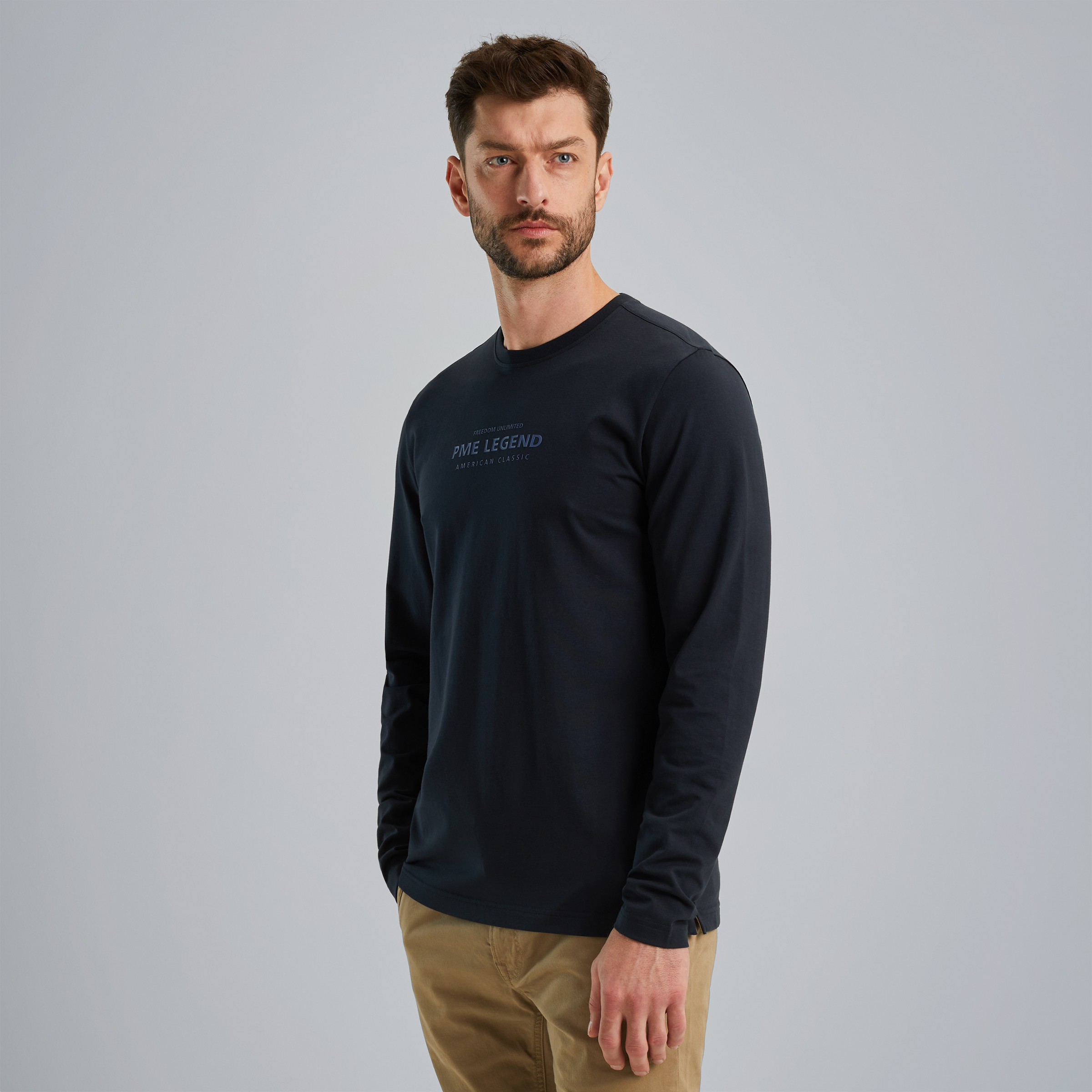 T-shirt with long sleeves Blue
