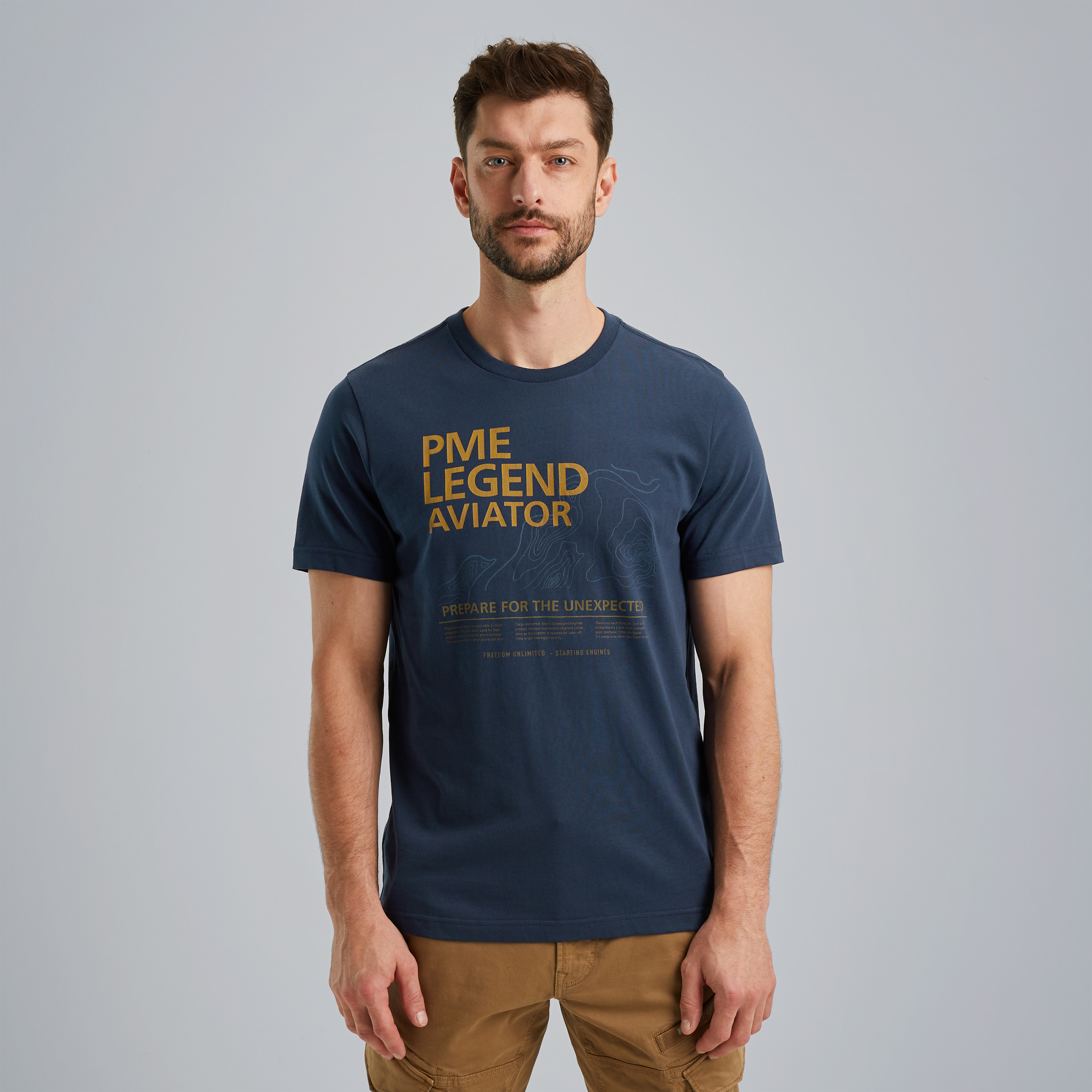 T-shirt with artwork Blue