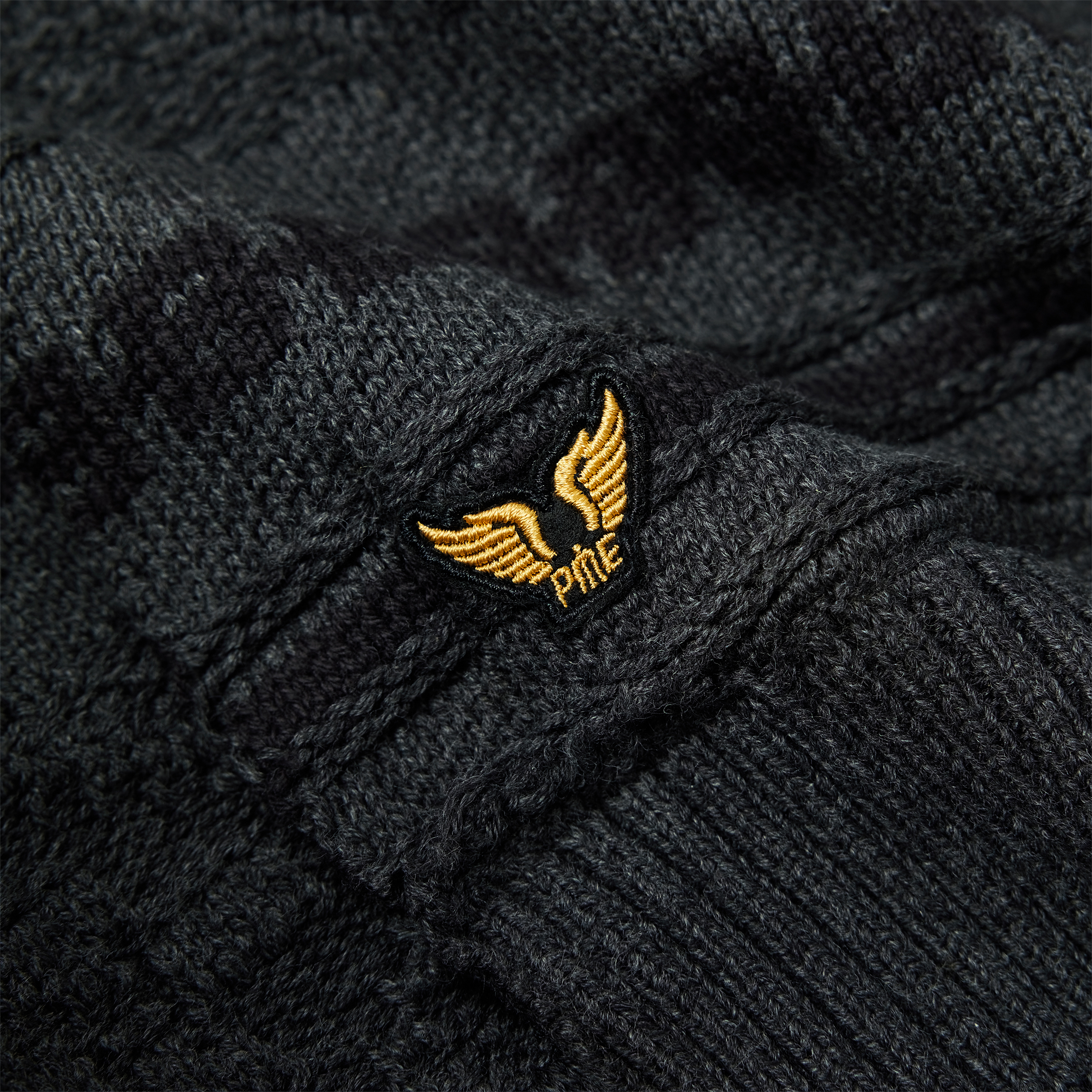 Scarf with pattern Grey