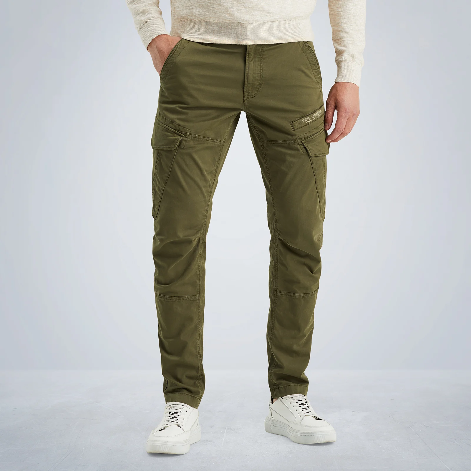 Nordrop tapered fit cargo pants Green