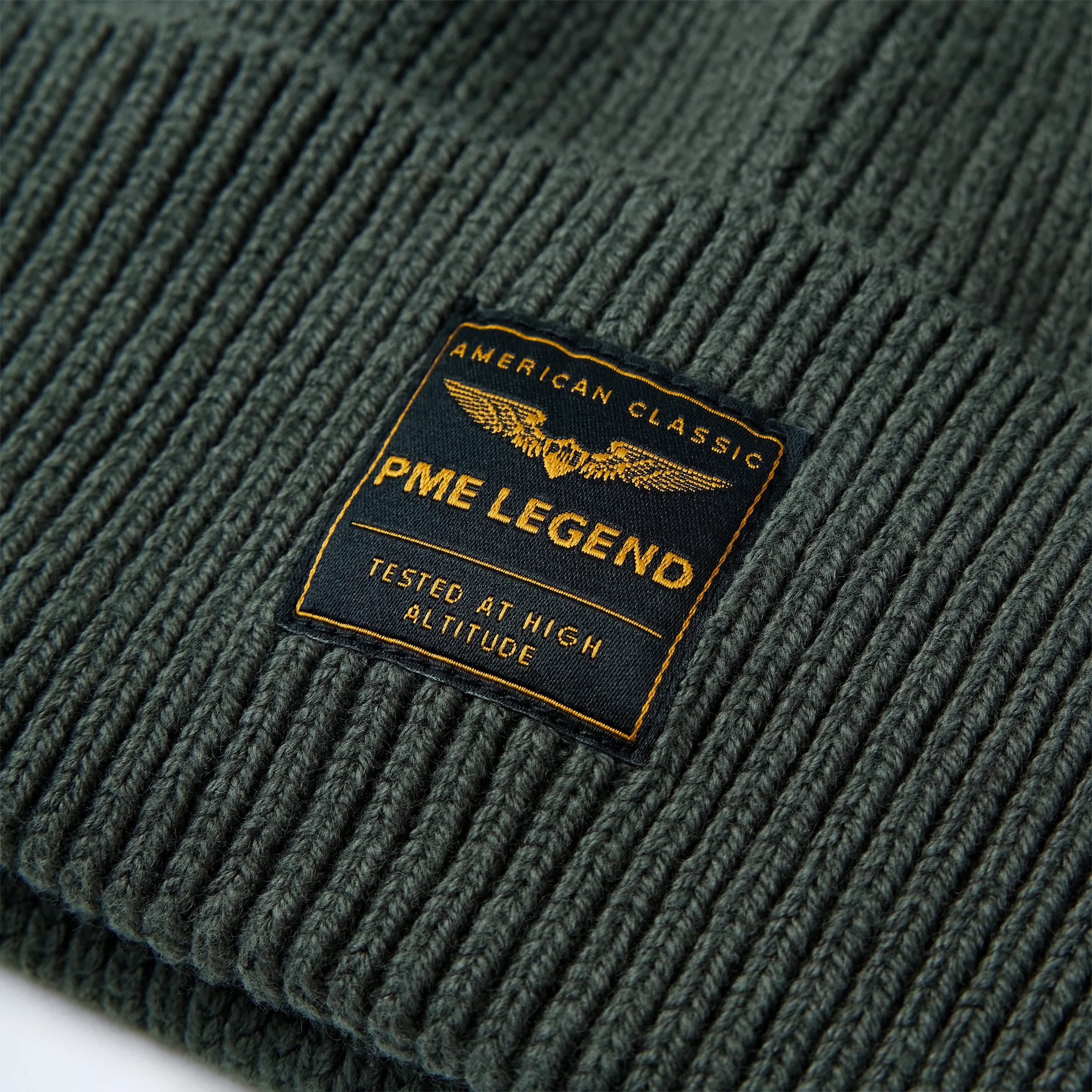 Beanie with logo Green