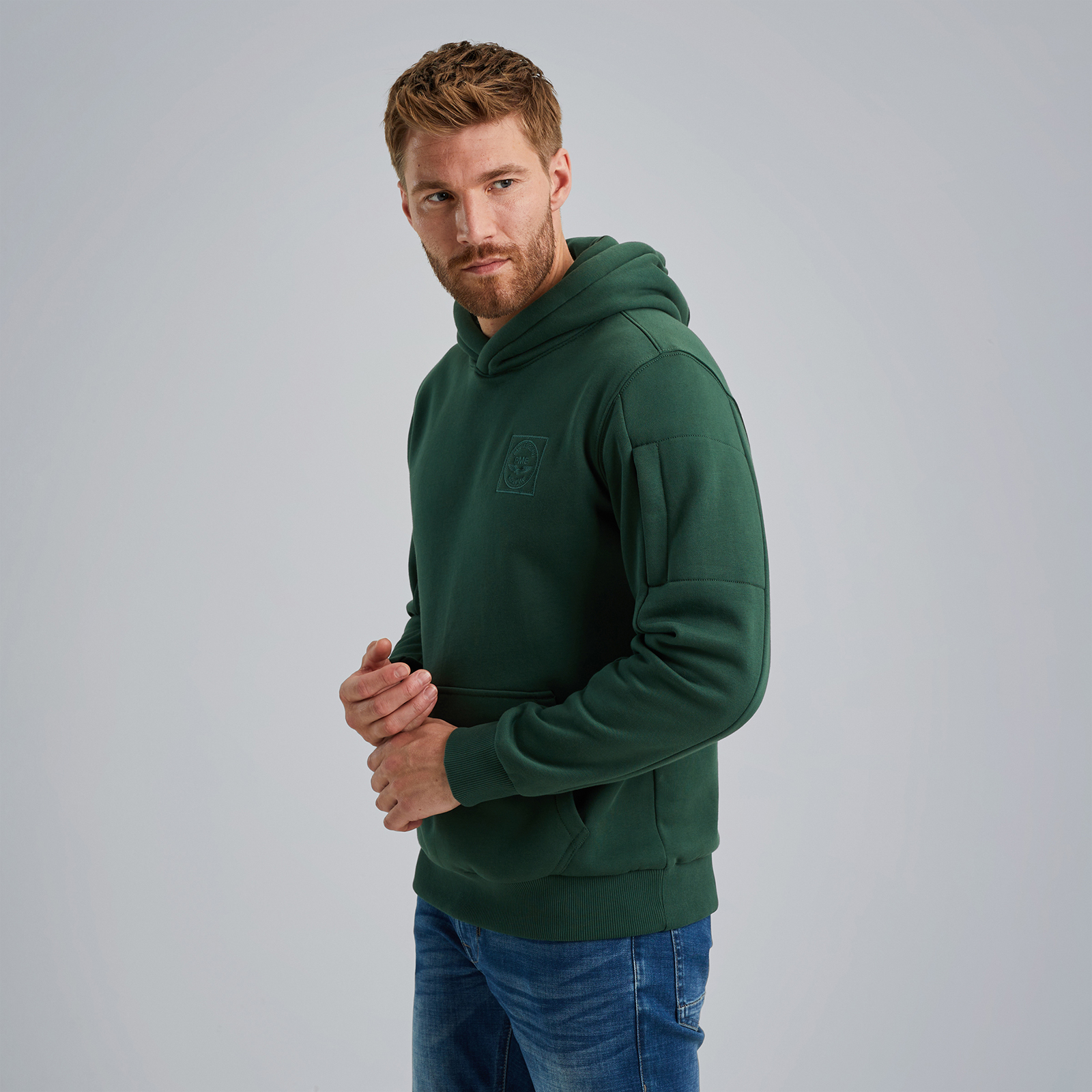 Hoodie with artwork Green