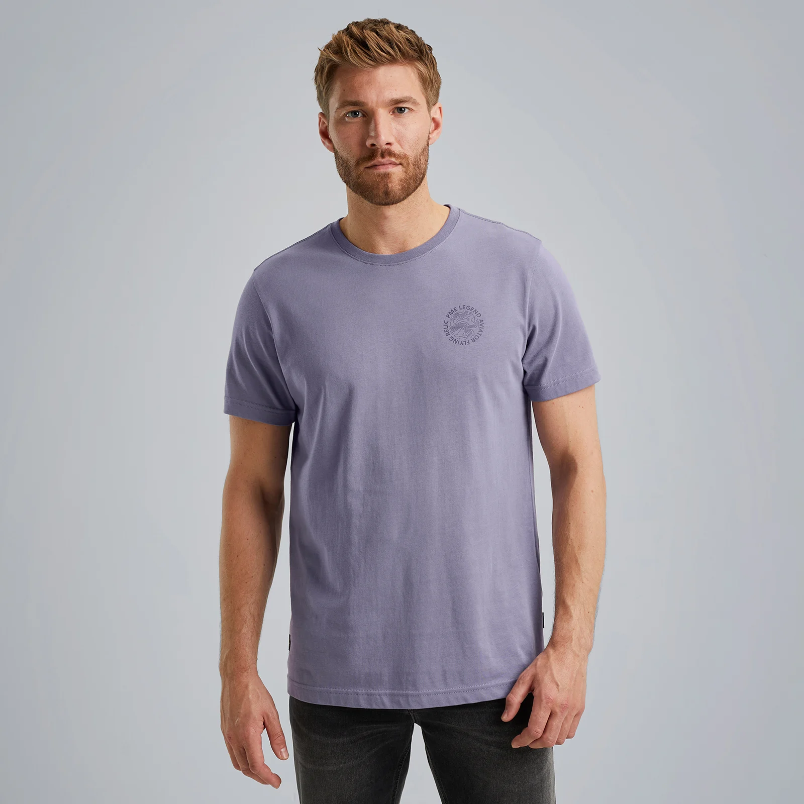T-shirt with artwork Purple