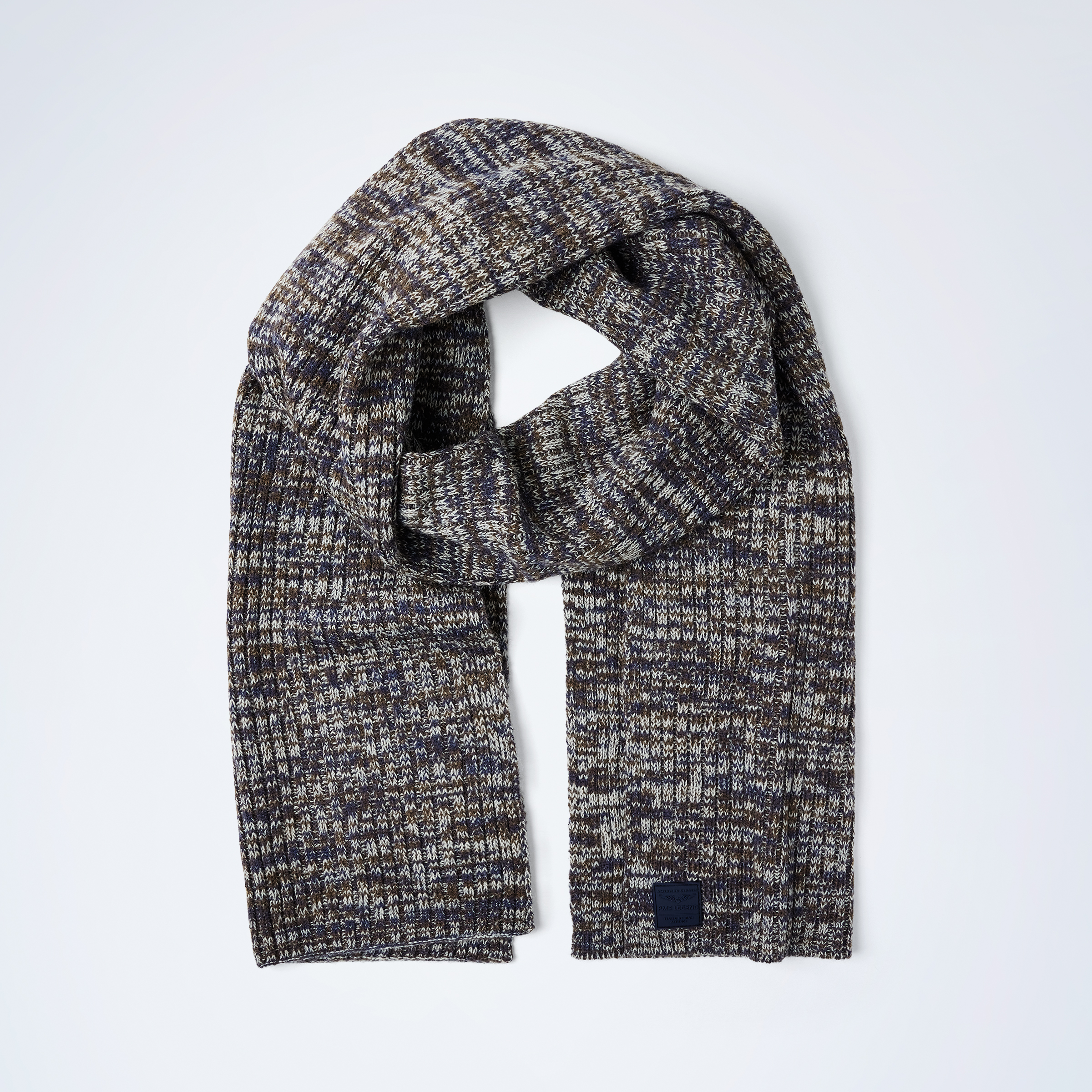 Scarf in a wool blend Blue