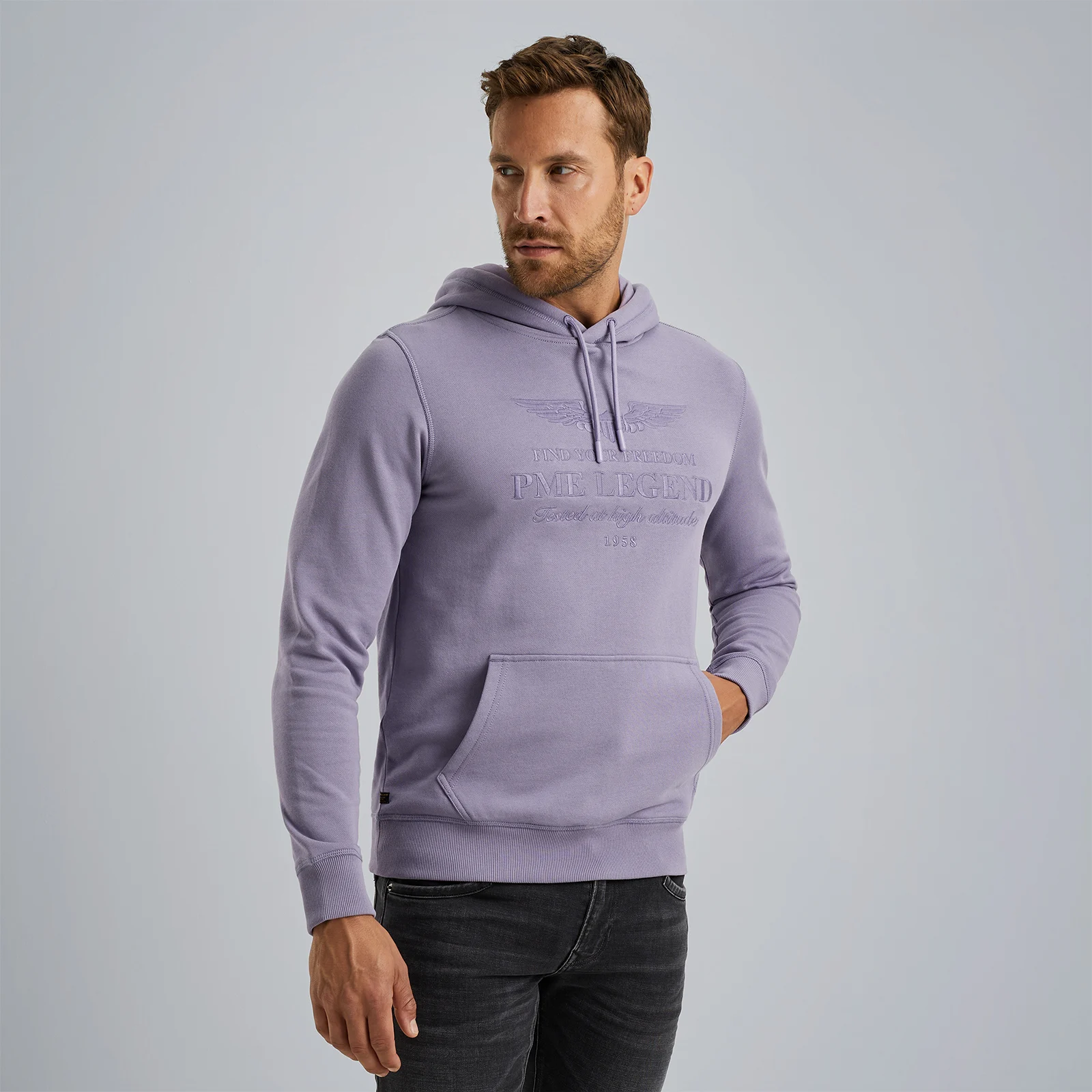 Hoodie with artwork Purple