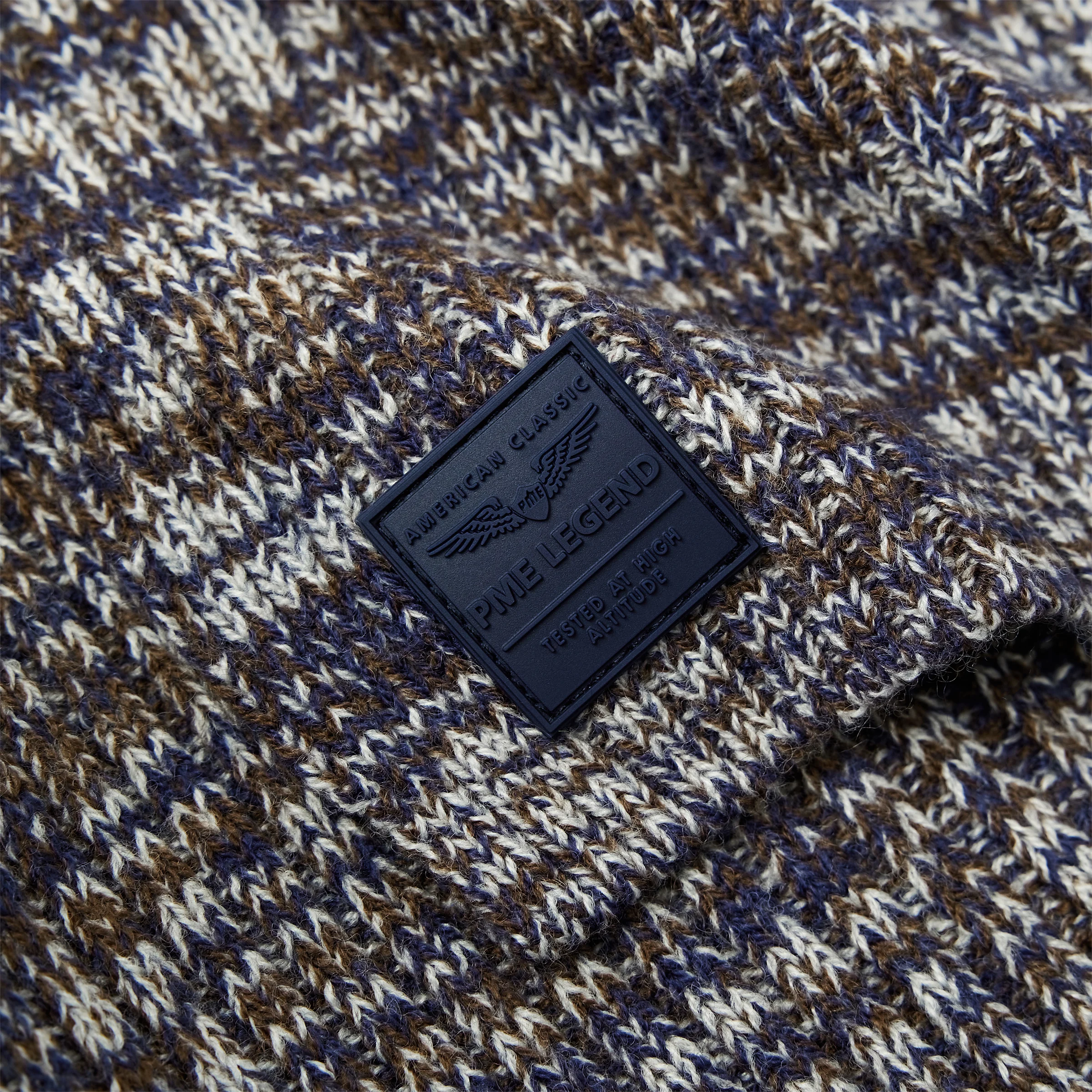 Scarf in a wool blend Blue