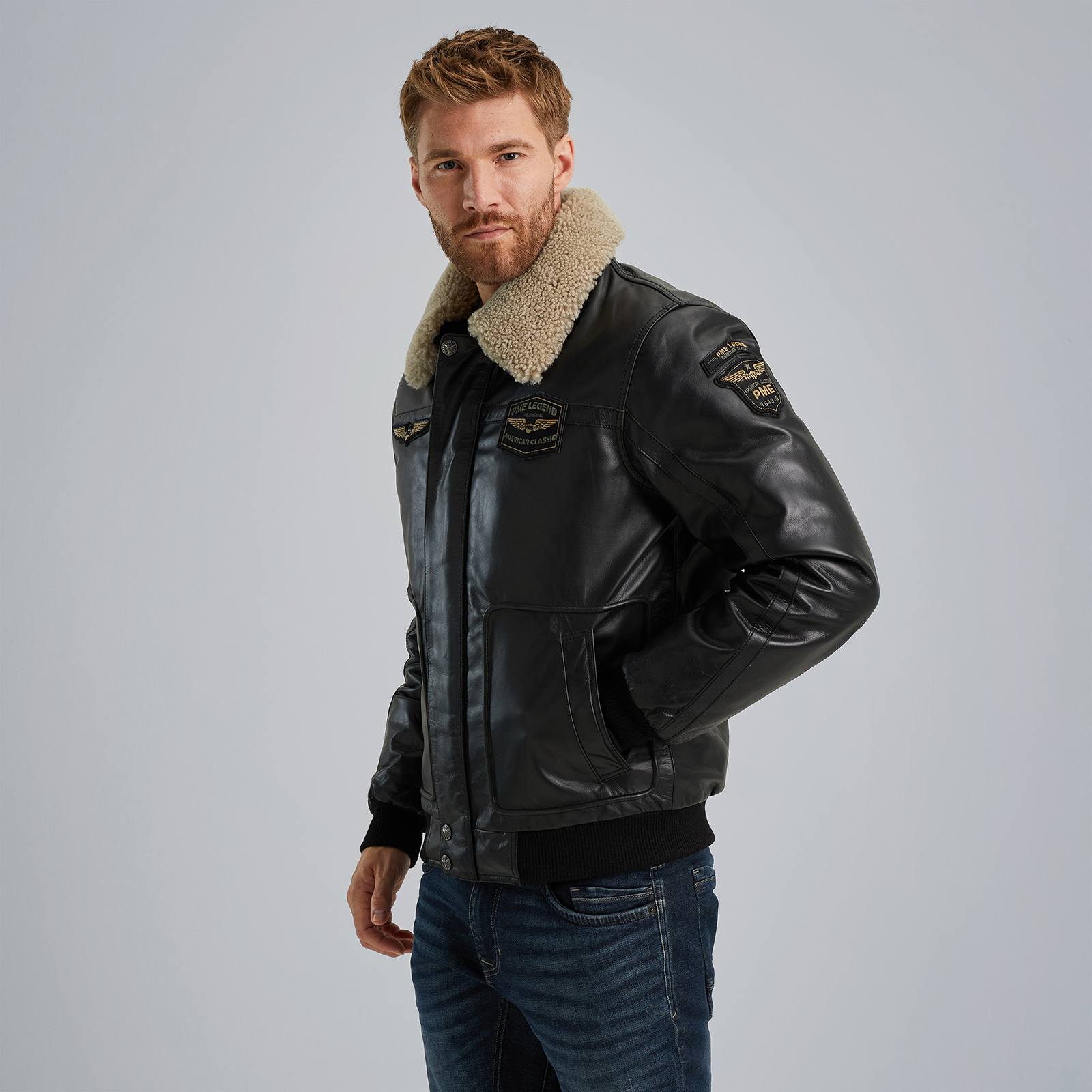 Hudson leather jacket Black