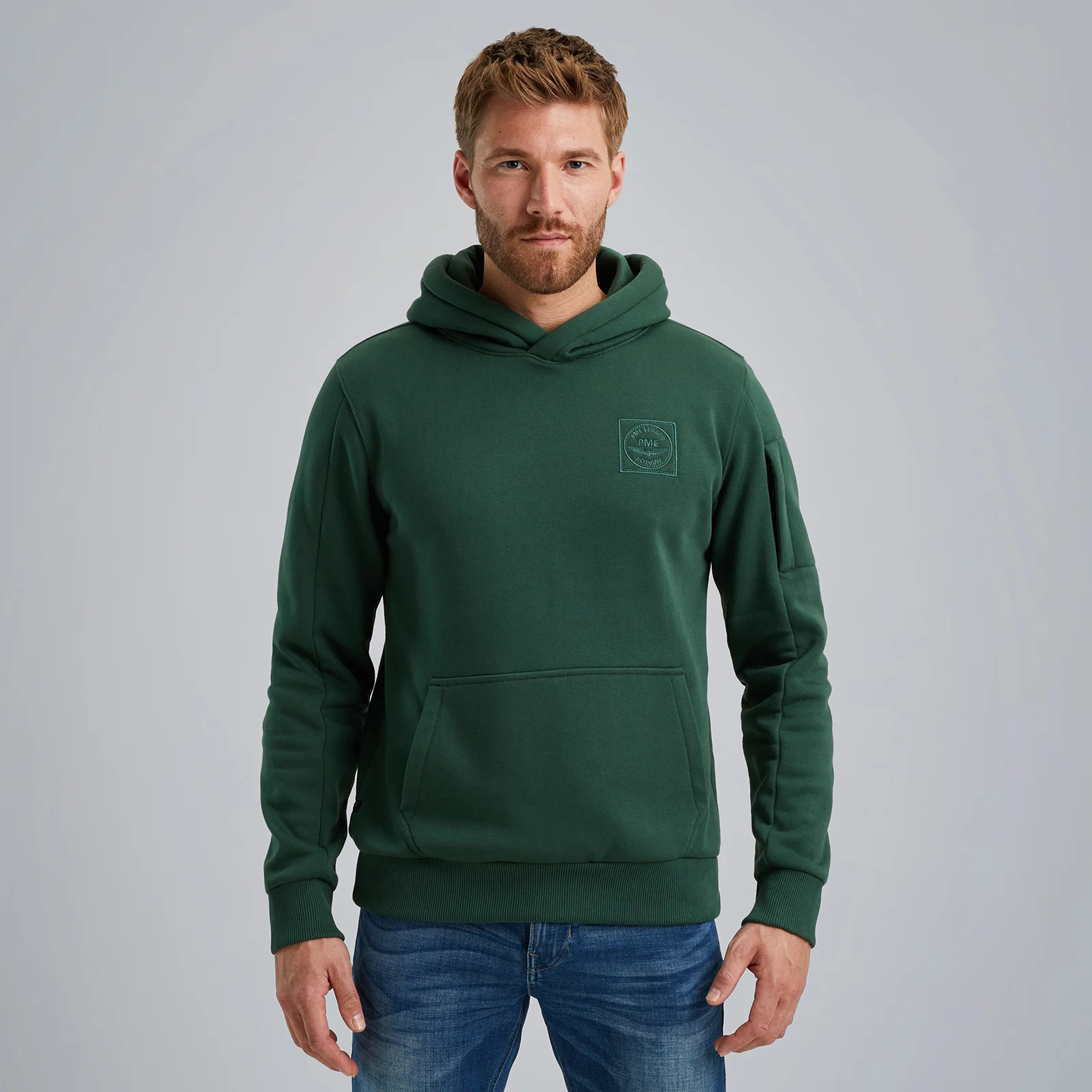 Hoodie with artwork Green