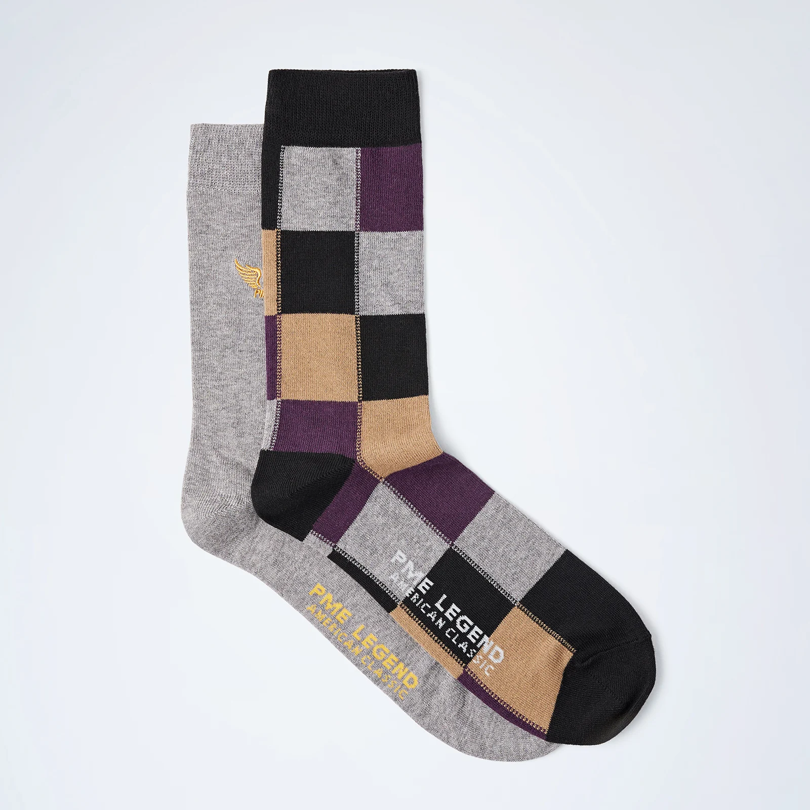 2-pack socks Brown