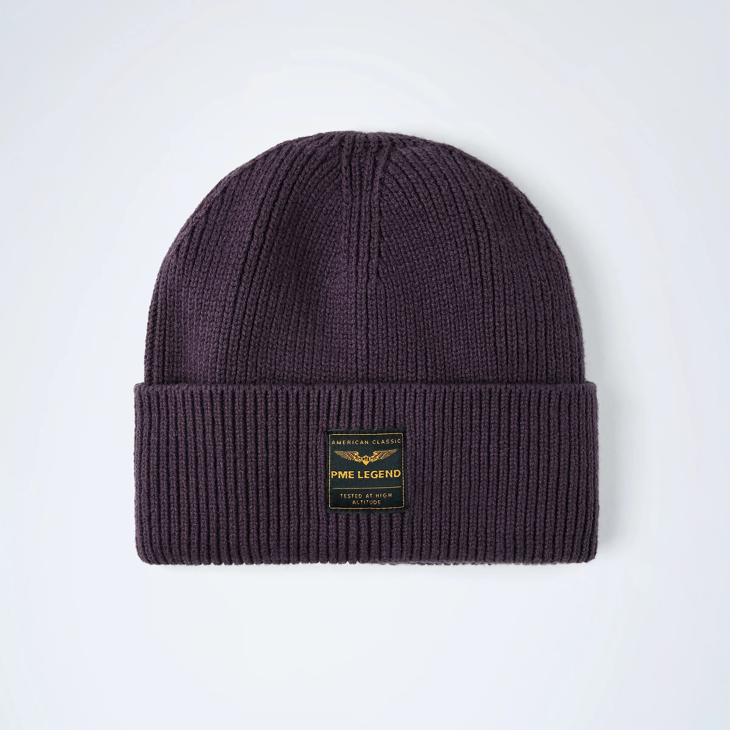 Beanie with logo Purple