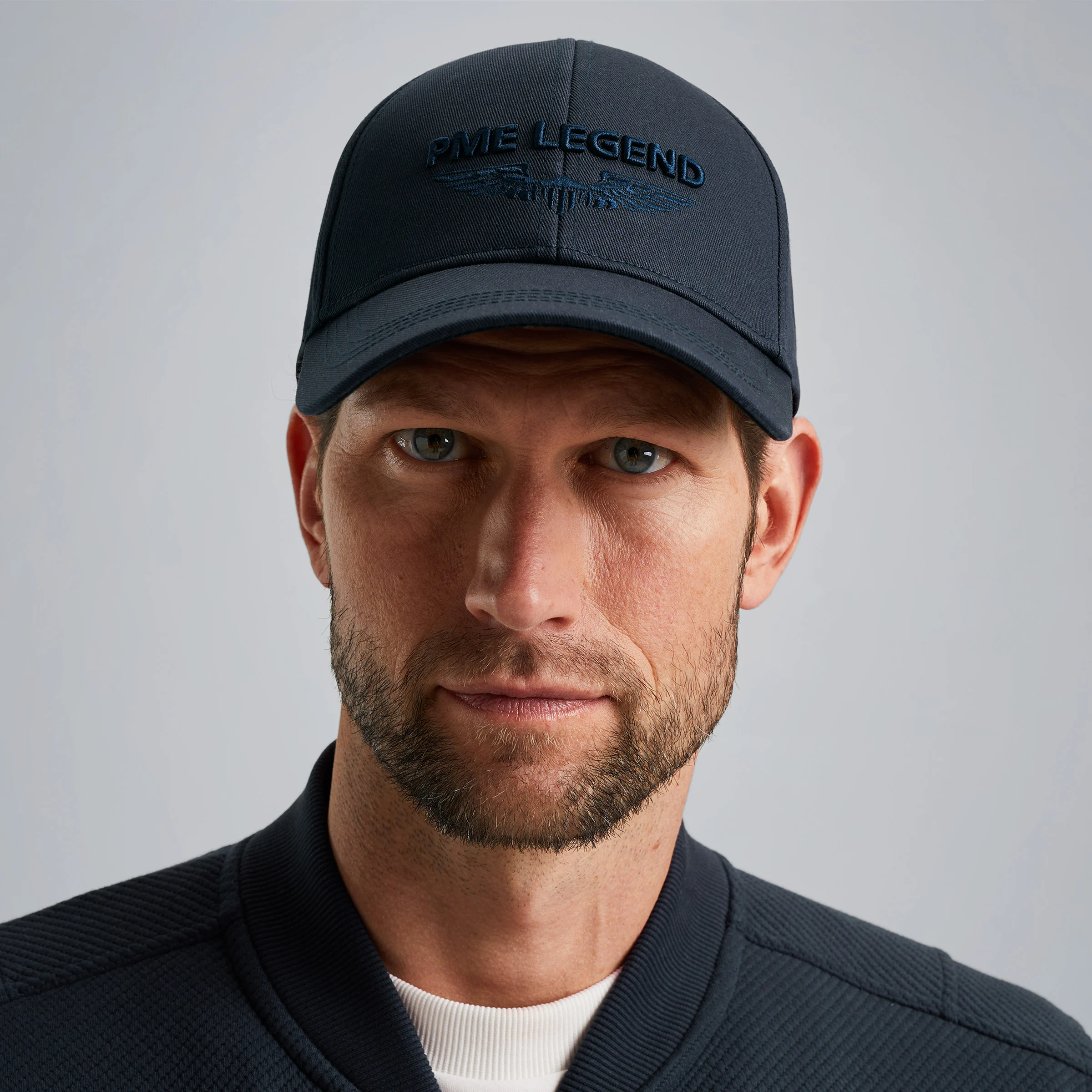 Cotton twill cap Blue