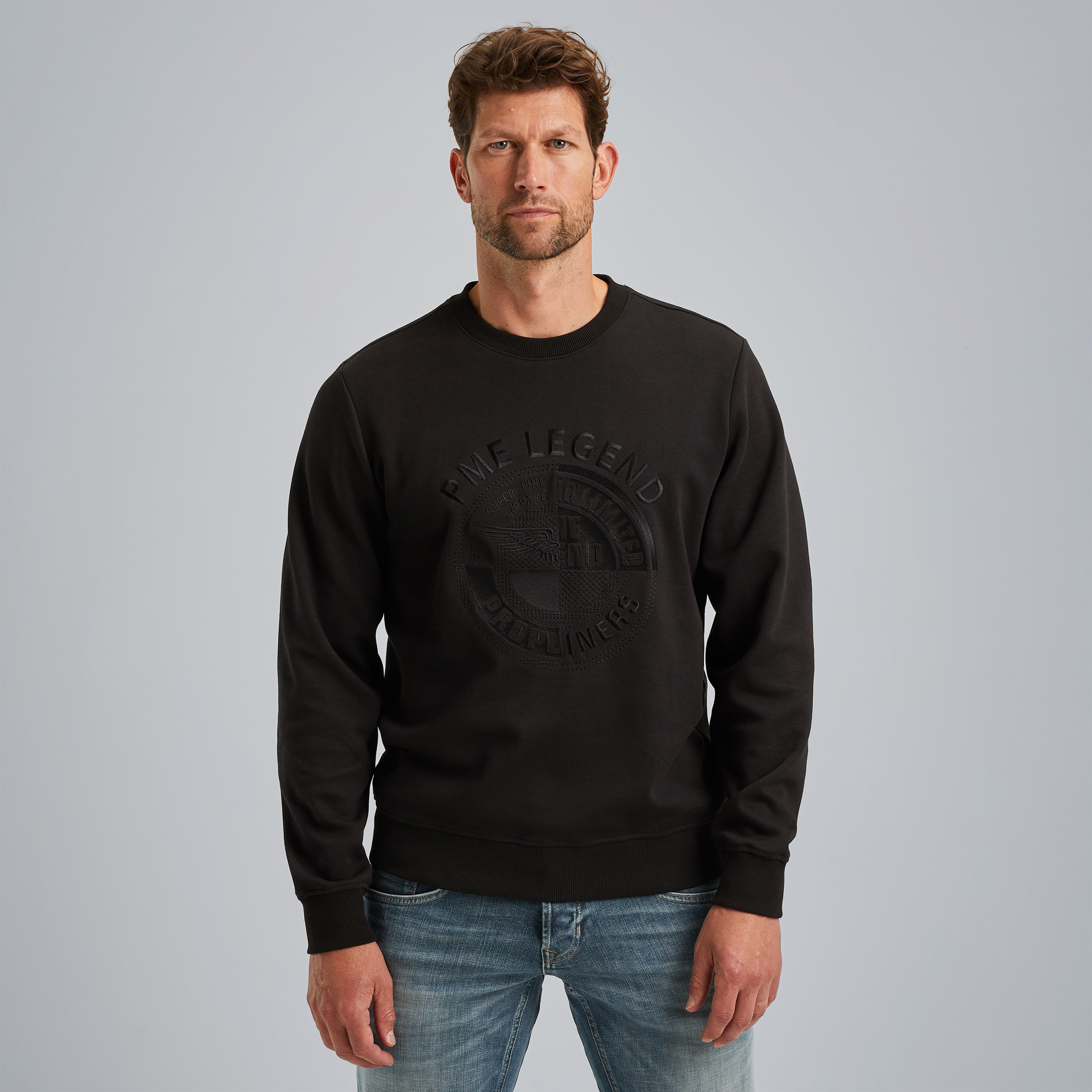 Sweatshirt with artwork Black