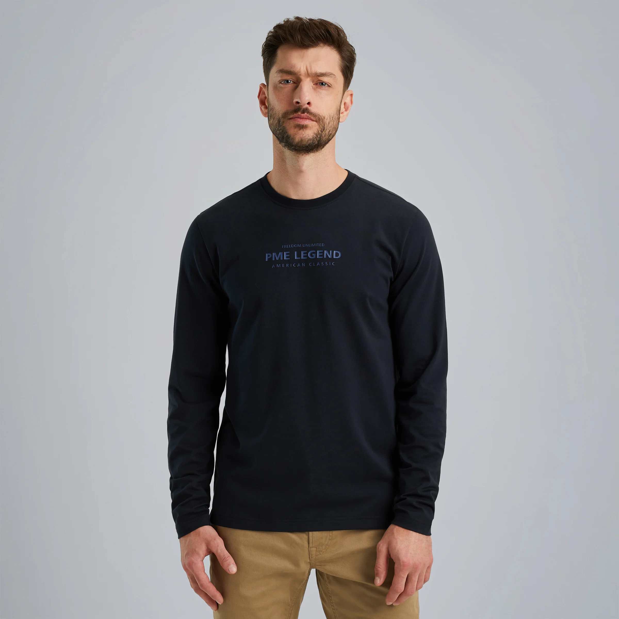 T-shirt with long sleeves Blue