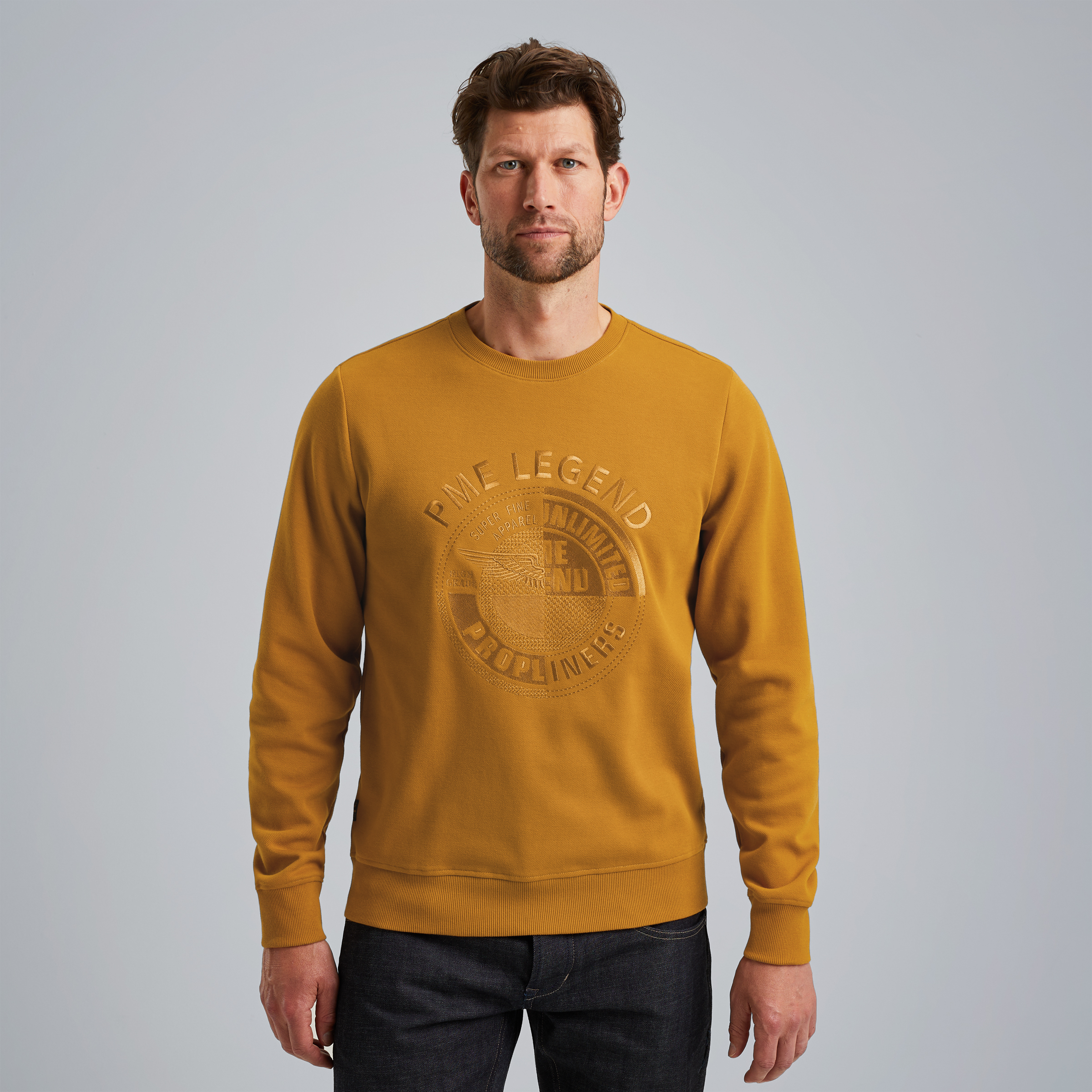 Sweatshirt with artwork Brown