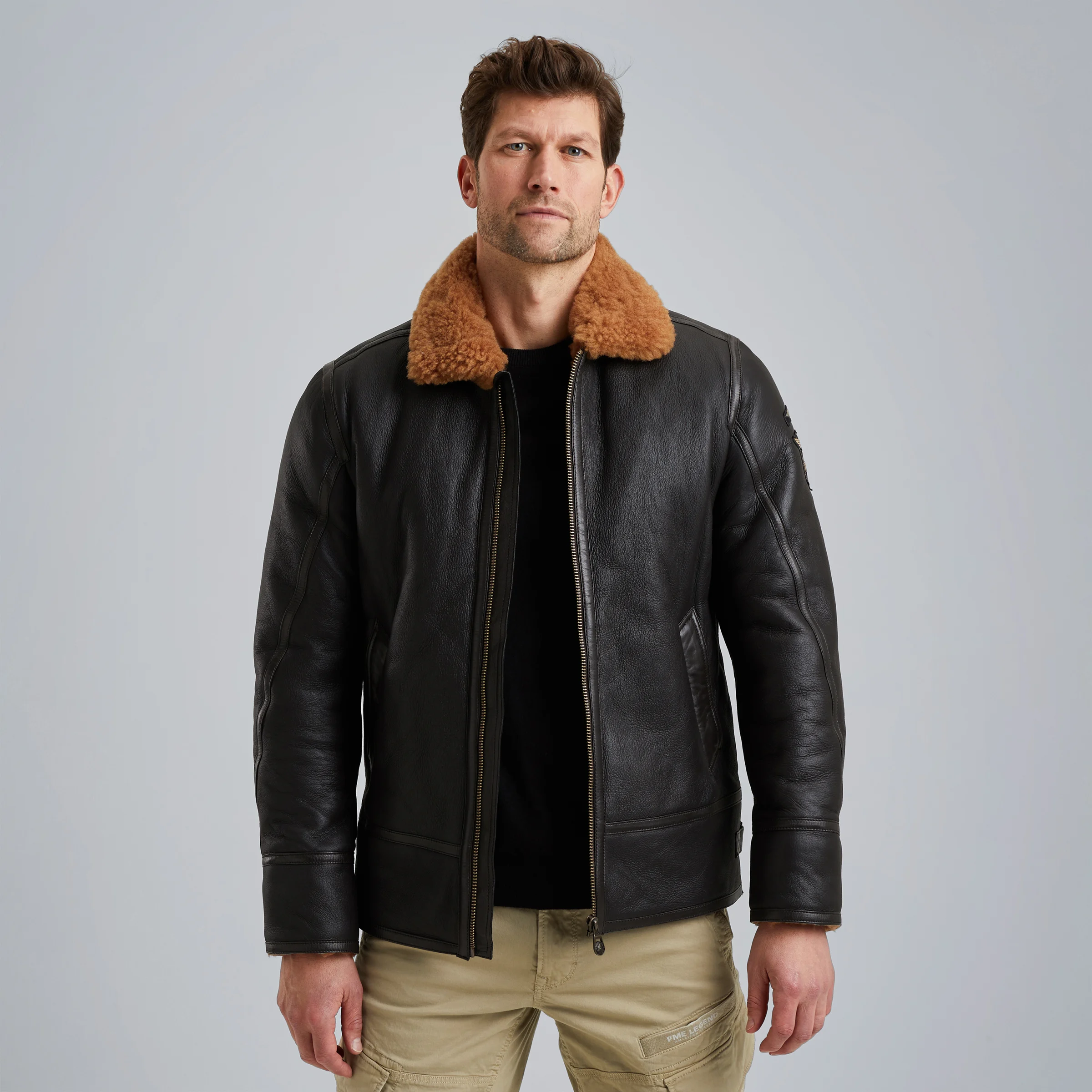 Lammy sheepskin jacket Brown